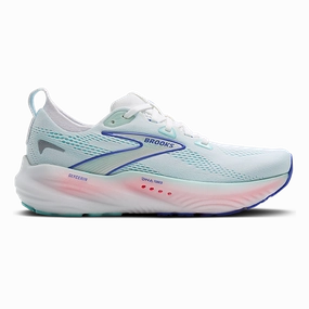 Brooks Glycerin 22 White - Limpet Shell - Amparo Blue Brooks running shoes with responsive cushioning