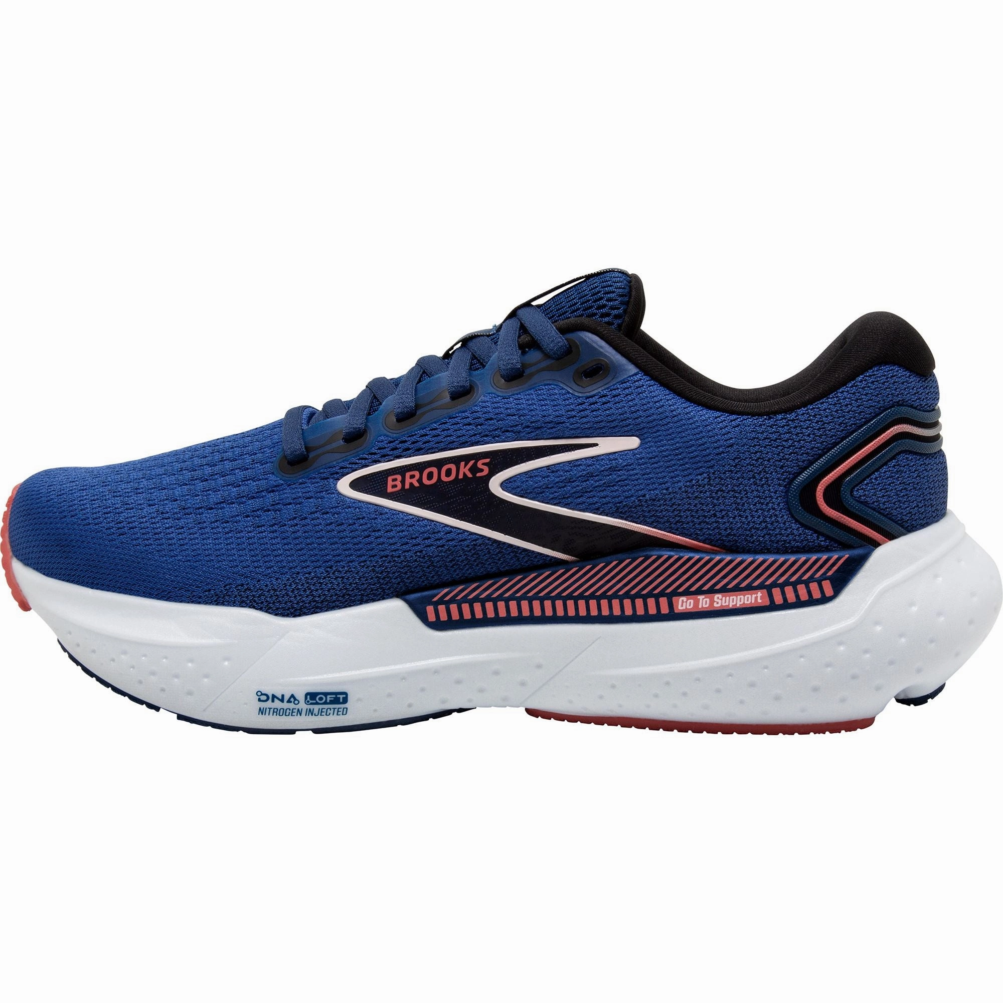 Brooks Glycerin GTS 21 Womens Running Shoes - Blue Distance Runners