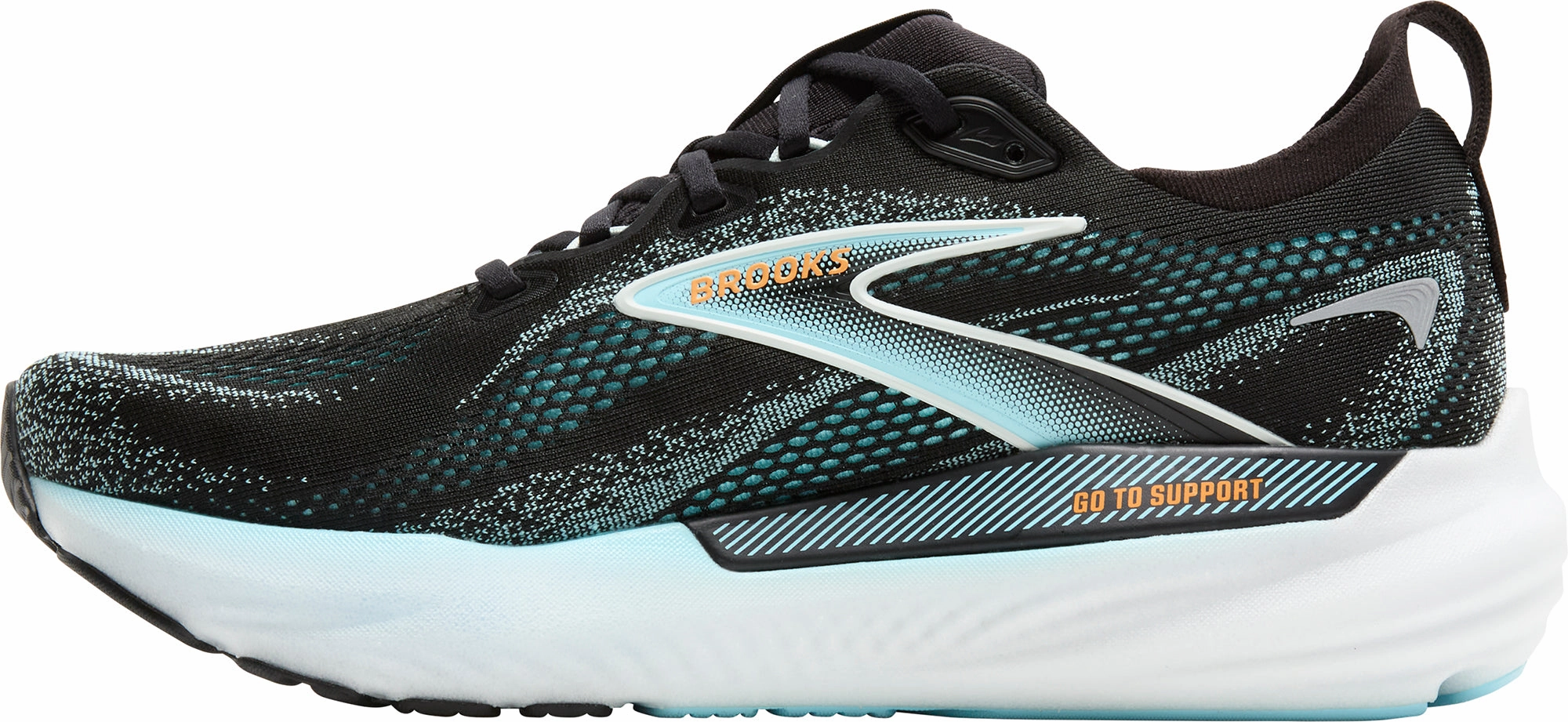 Brooks Glycerin GTS 22 Mens Running Shoes - Black Distance Runners