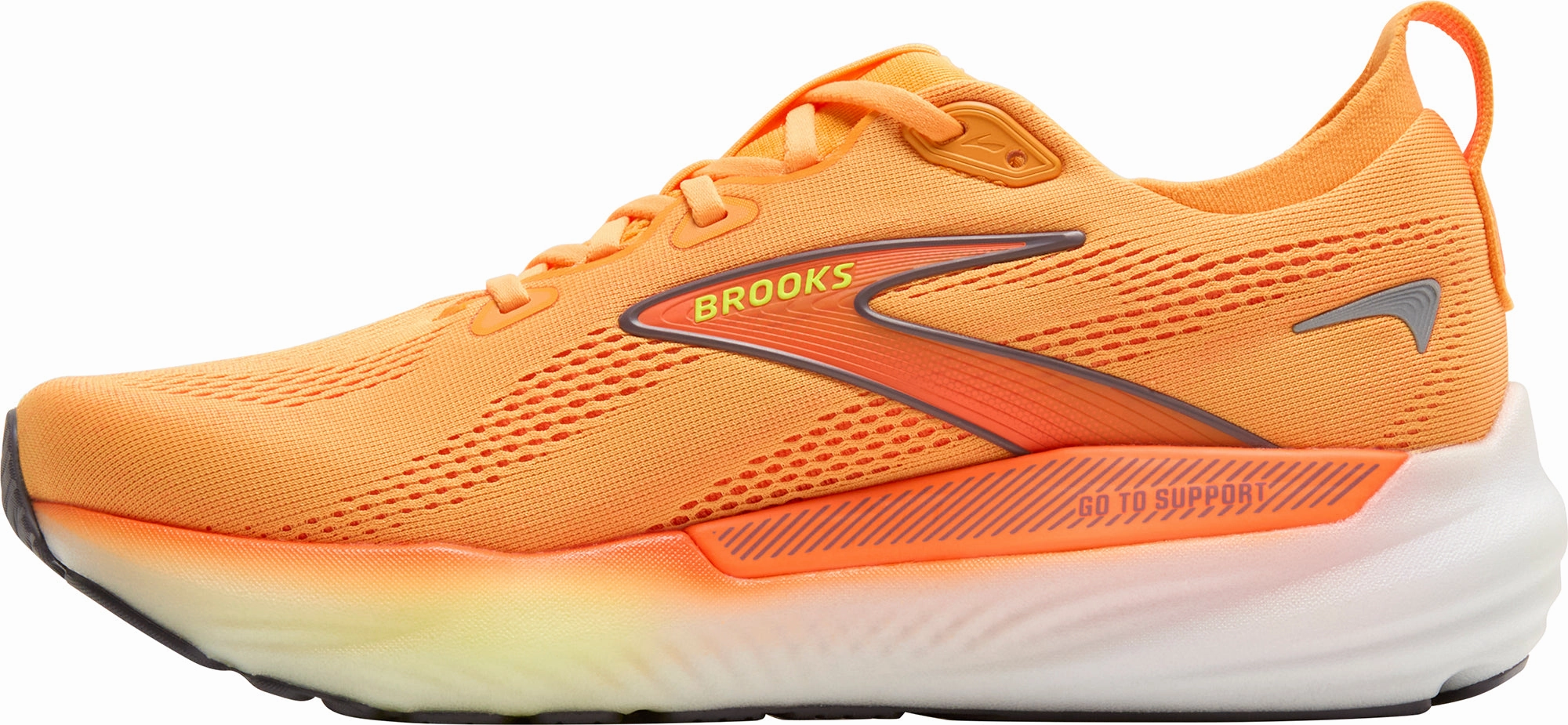 Brooks Glycerin GTS 22 Mens Running Shoes - Orange Training Sneakers