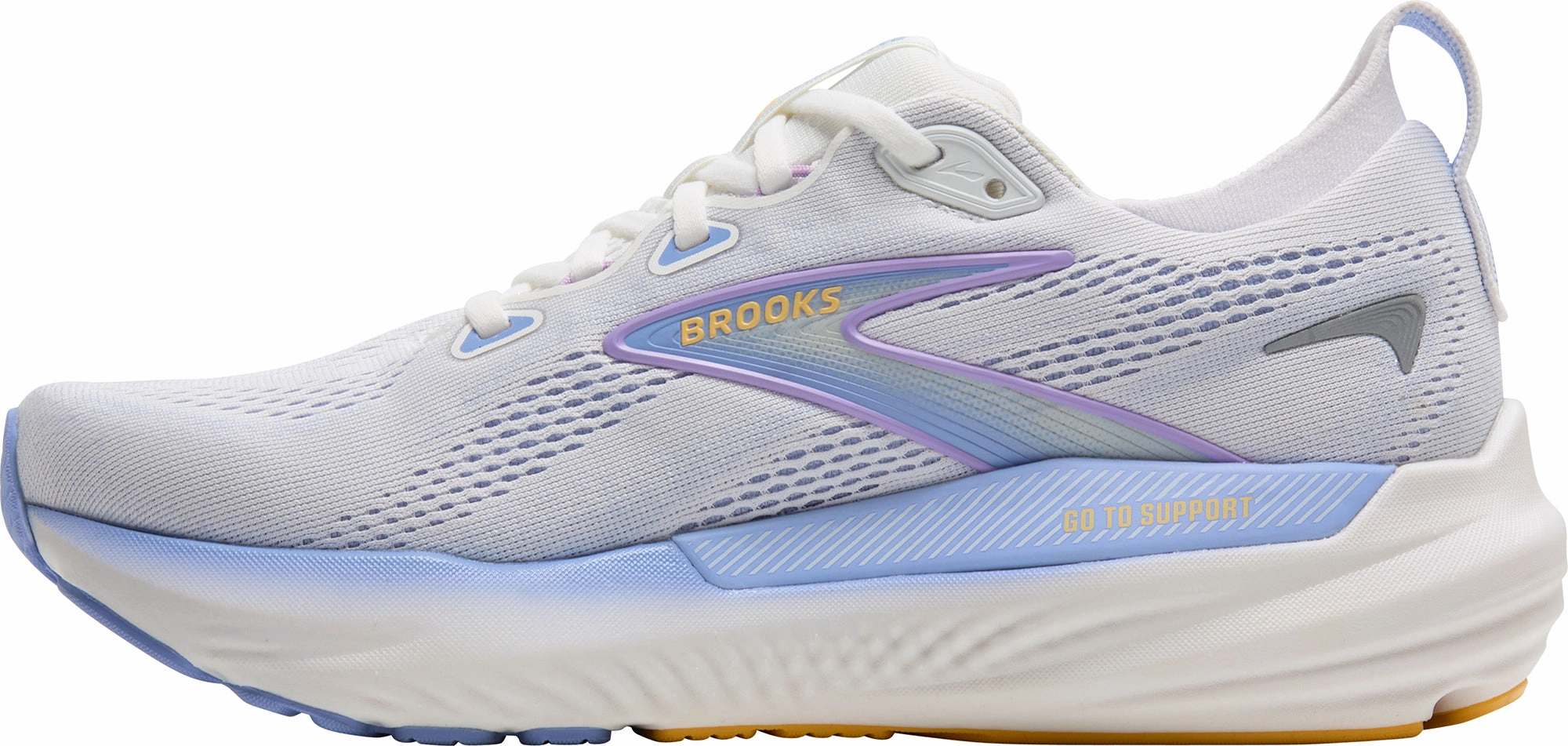 Brooks Glycerin GTS 22 Womens Running Shoes - White Distance Runners