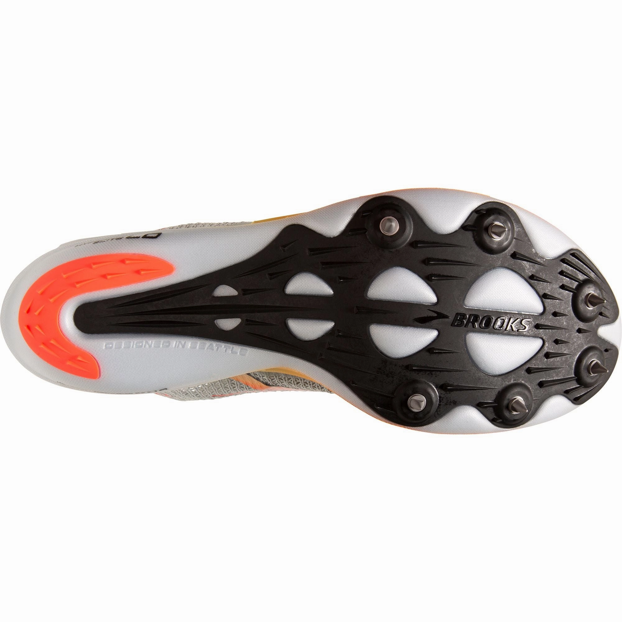 Brooks Hyperion Elite LD Running Spikes - Grey Speed Training Shoes