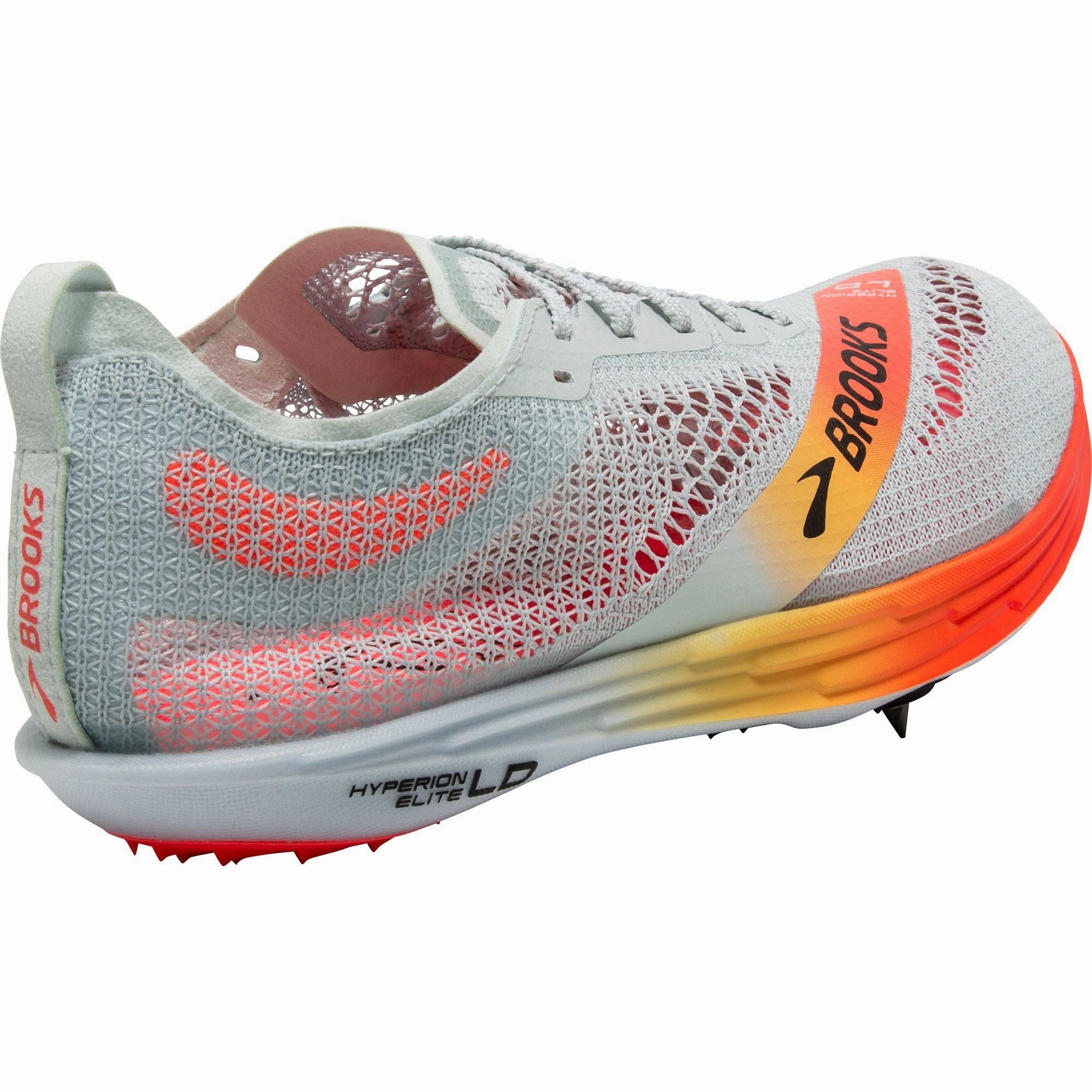 Brooks Hyperion Elite LD Running Spikes - Grey Speed Training Shoes