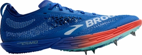 Brooks Hyperion Elite MD Running Spikes - Blue Brooks Hyperion running footwear