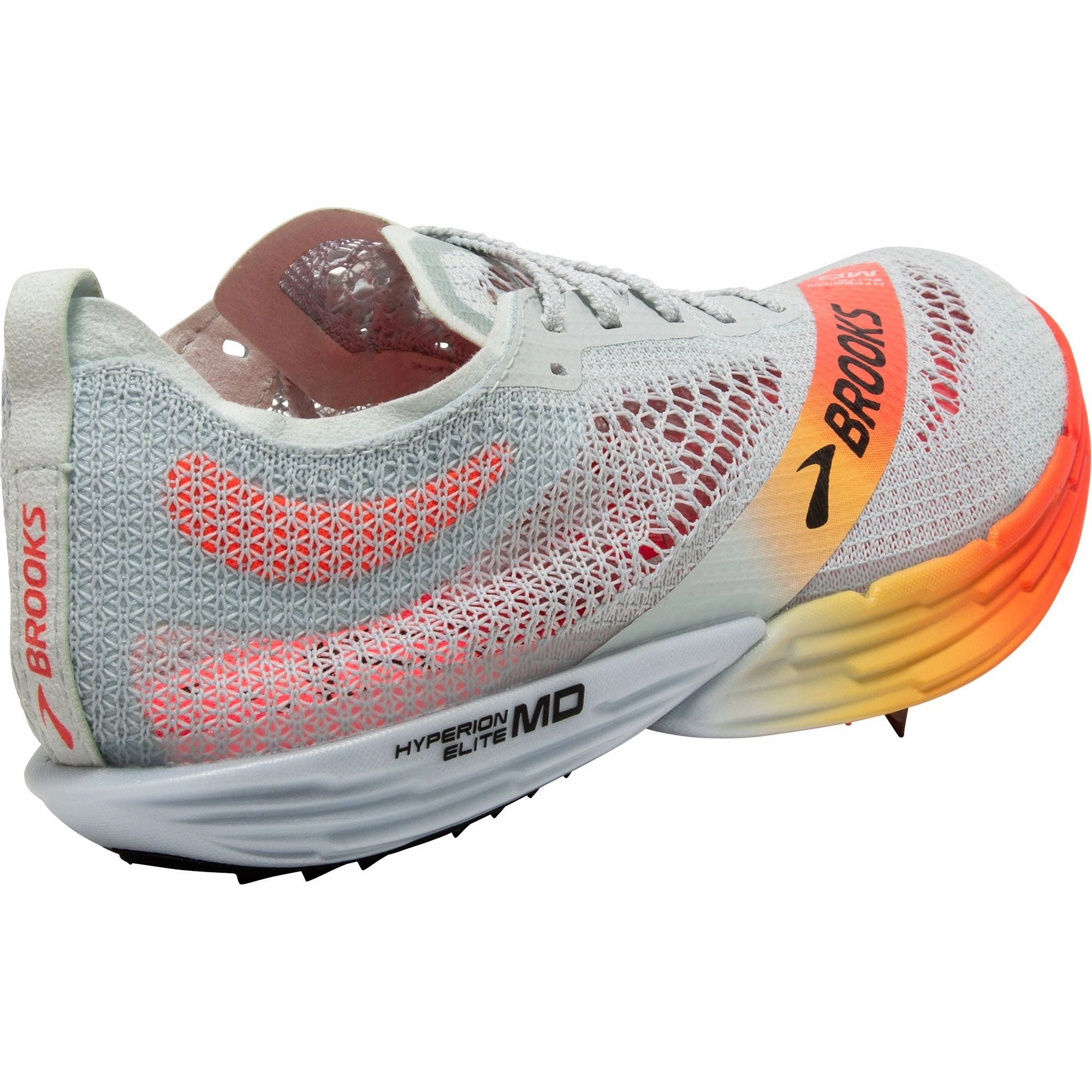 Brooks Hyperion Elite MD Running Spikes - Grey Speed Training Shoes