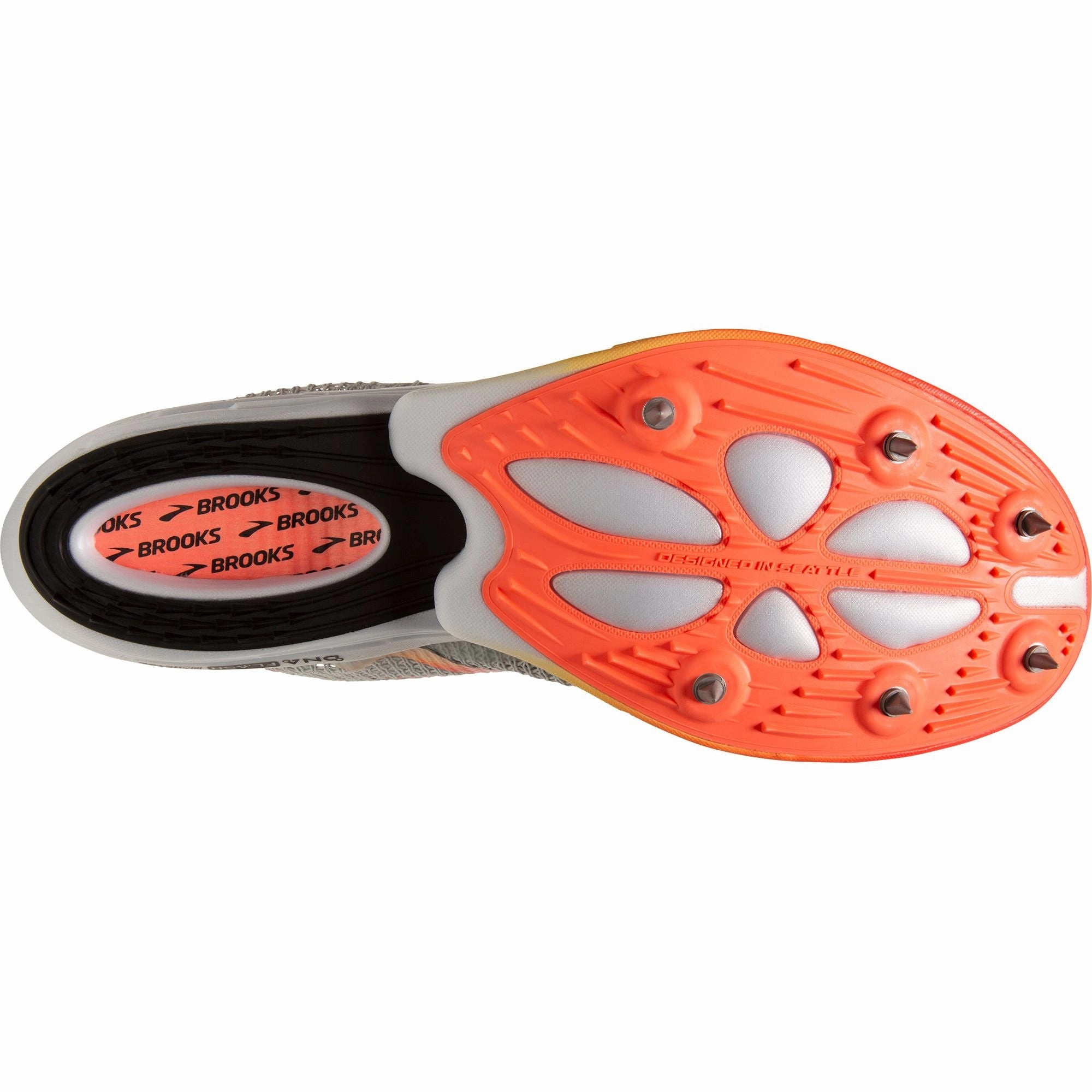Brooks Hyperion Elite MD Running Spikes - Grey Speed Training Shoes