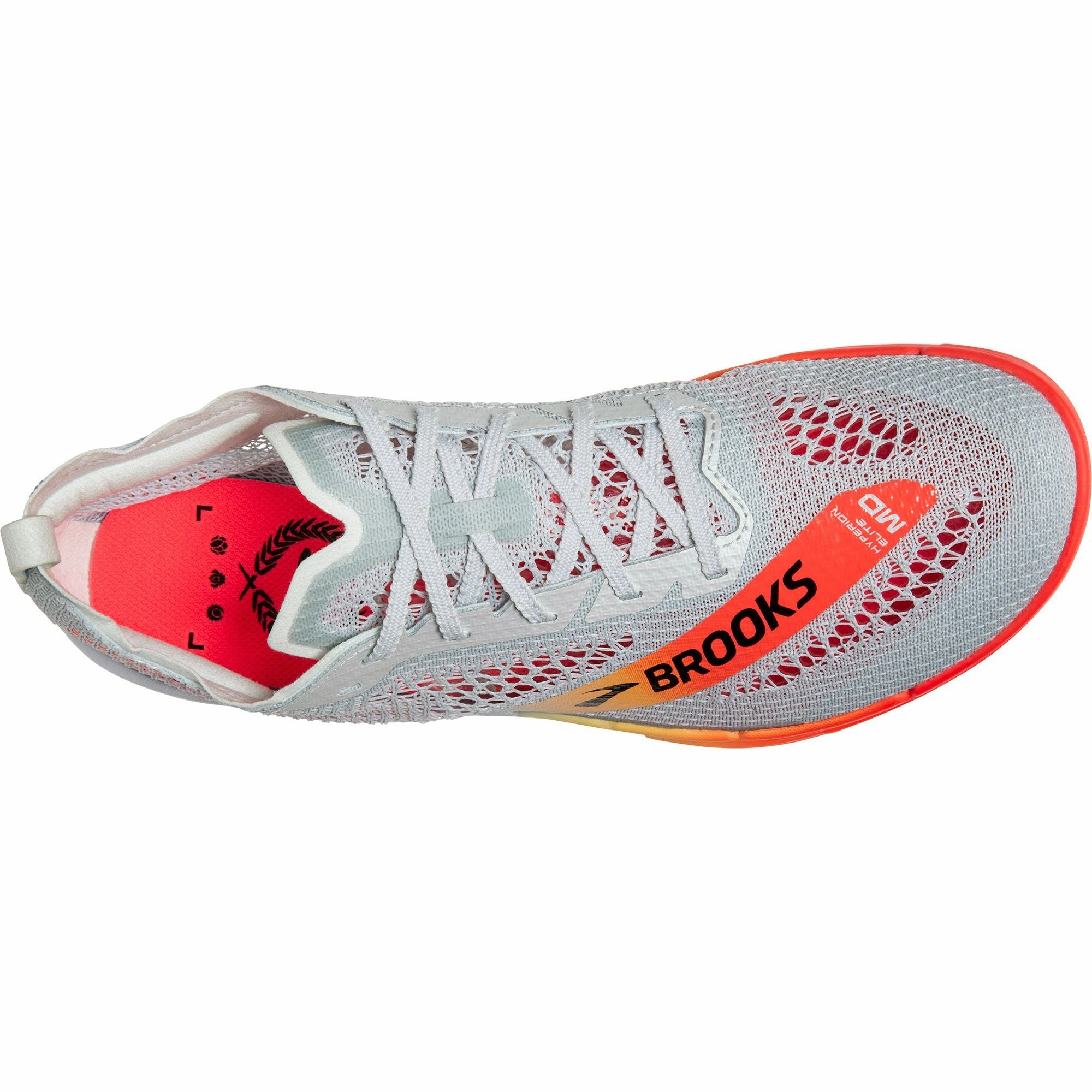 Brooks Hyperion Elite MD Running Spikes - Grey Speed Training Shoes