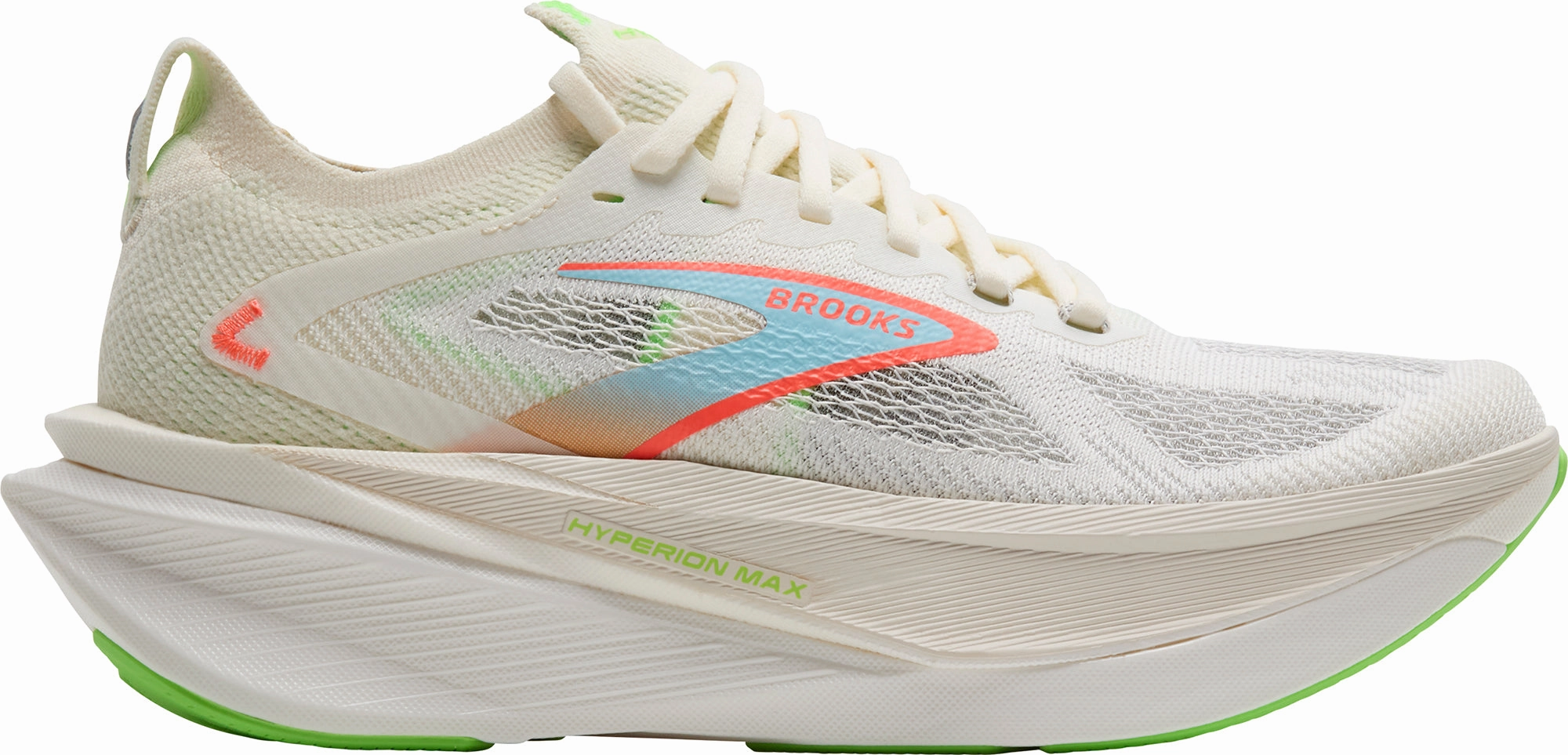 Brooks Hyperion Max 3 Womens Running Shoes - Cream Brooks Hyperion running footwear