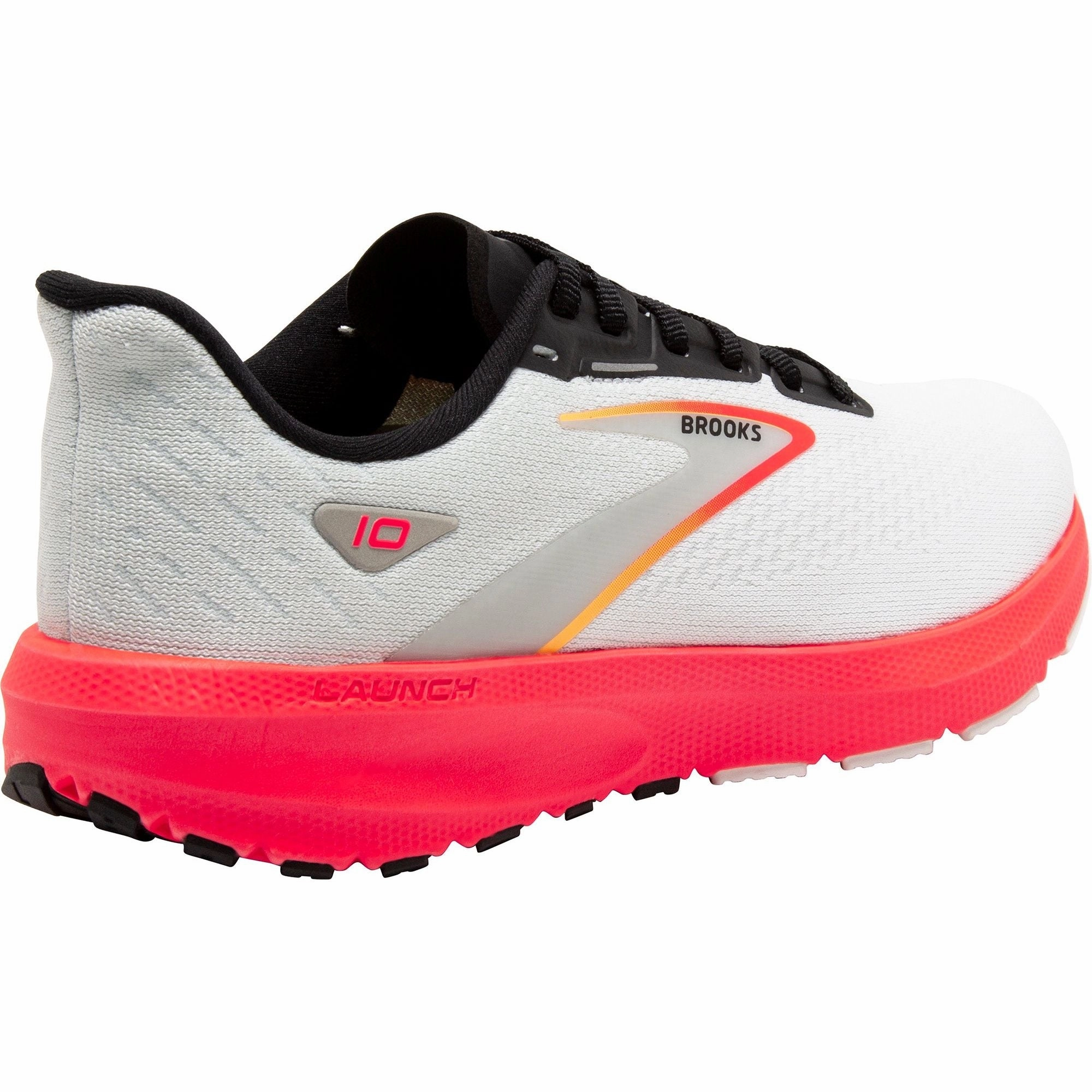 Brooks Launch 10 Womens Running Shoes - White Lightweight Runners