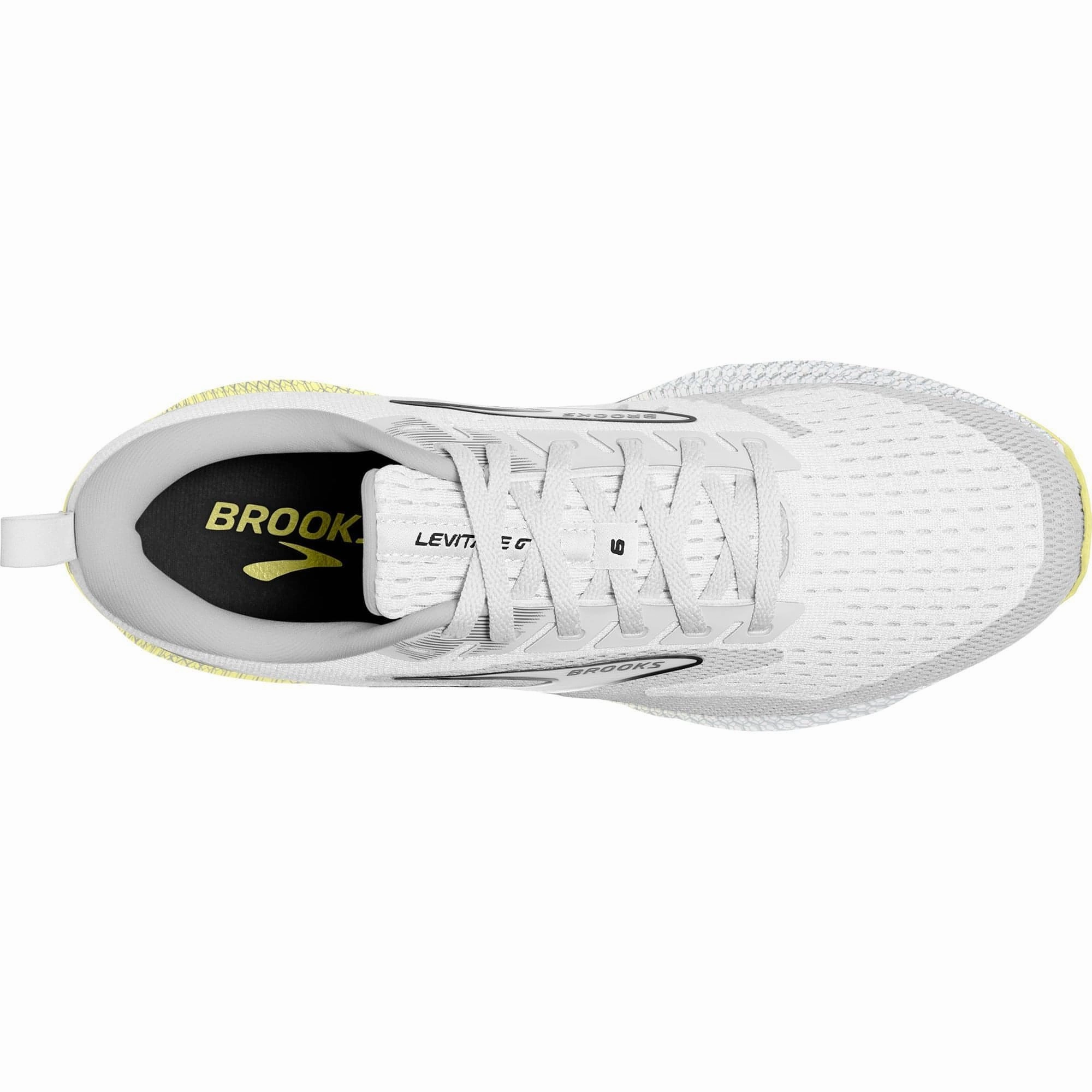 Brooks Levitate GTS 6 Womens Running Shoes - White Distance Runners