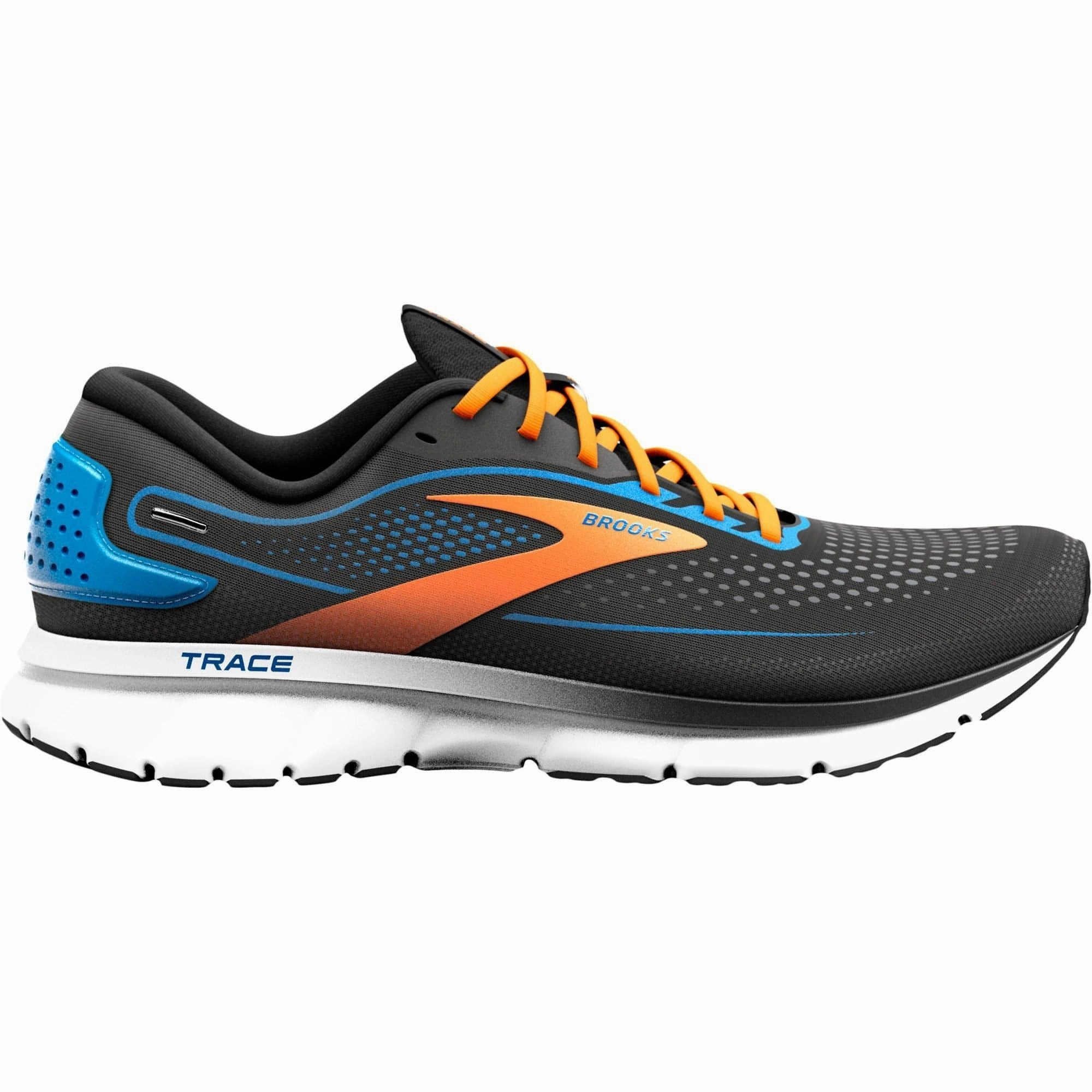 Brooks Trace 2 Mens Running Shoes - Black Brooks cushioned sneakers for distance running
