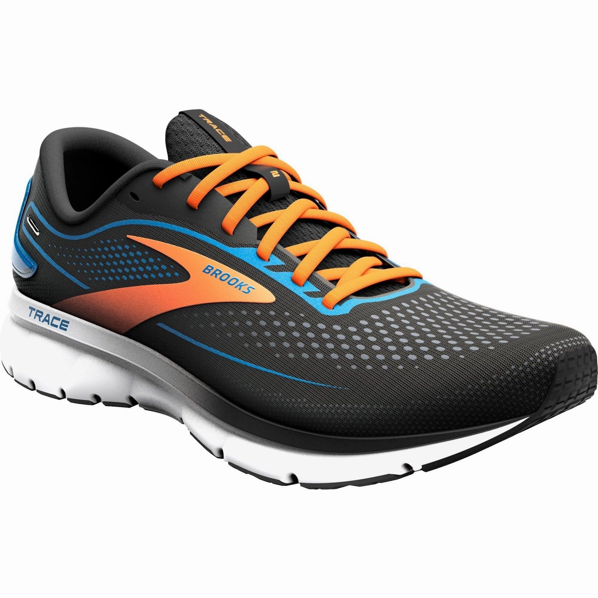 Brooks Trace 2 Mens Running Shoes - Black Distance Runners