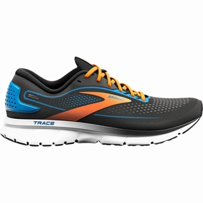 Brooks Trace 2 Mens Running Shoes - Black Brooks cushioned sneakers for distance running