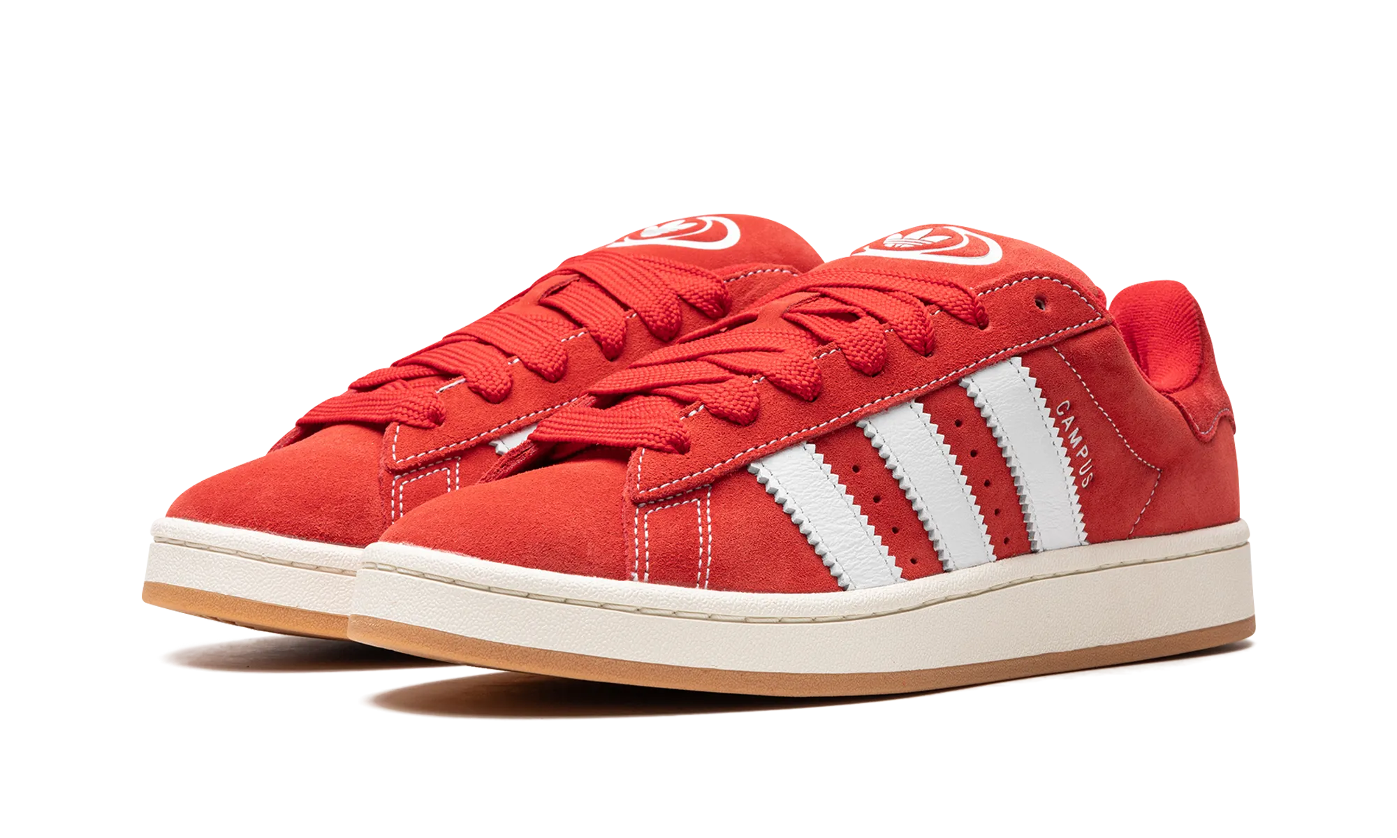 Campus 00s "Better Scarlet Cloud White" adidas mesh sneakers for men