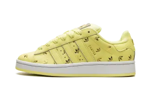 Campus 00s WMNS "Allover Debossed Trefoils-Pulse Yellow" Adidas Women's shoes