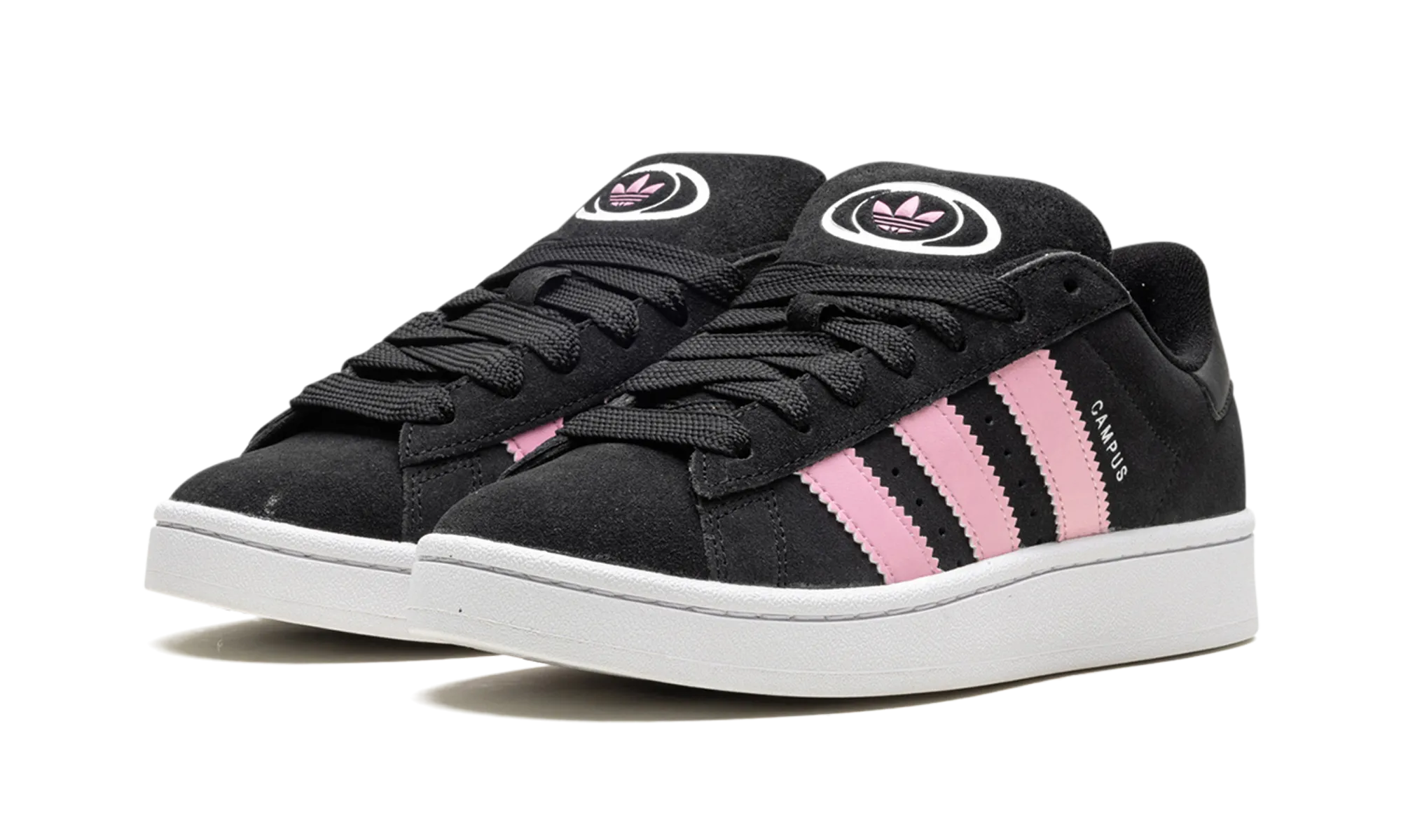 Campus 00s WMNS "Core Black True Pink" adidas stylish womens sneakers