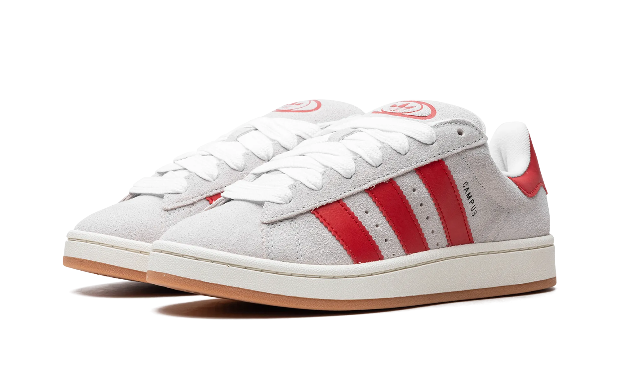 CAMPUS 00S WMNS "Crystal White Better Scarlet" adidas womens workout shoes