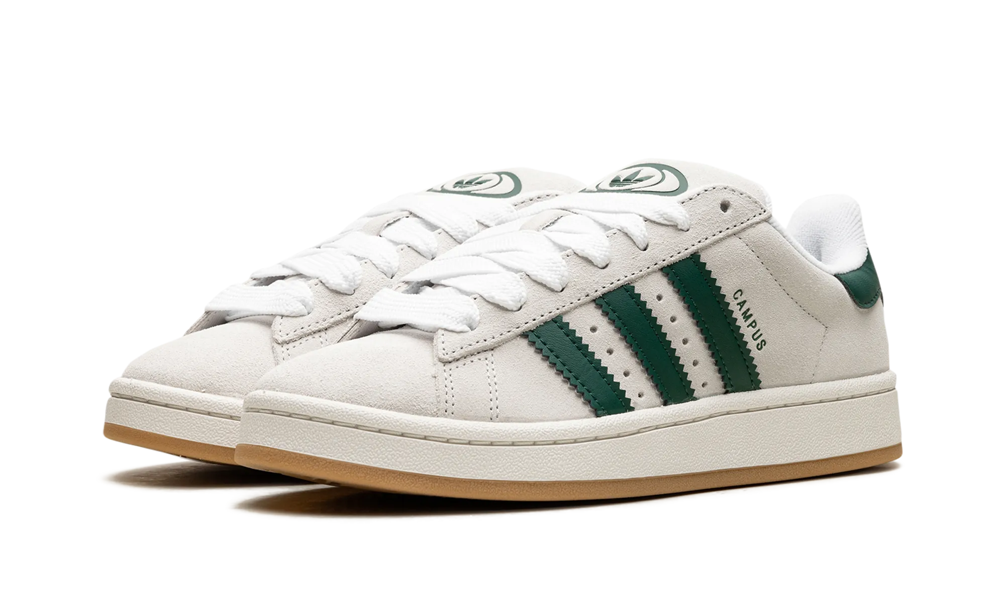Campus 00s WMNS "Crystal White Collegiate Green" adidas stylish womens sneakers