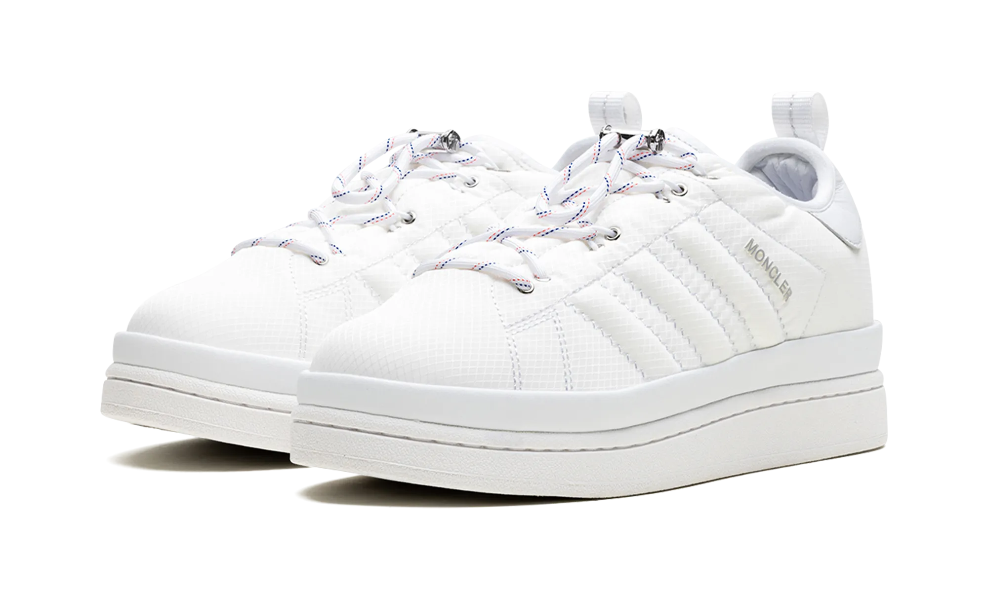 Campus "Moncler - Core White" adidas mesh sneakers for men