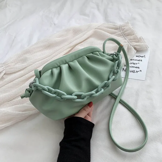 Candy Color PU Leather Shoulder Messenger Bags For Women 2020 Small Crossbody Bag Travel Chain Handbags and Purses Fashion Nova Bags