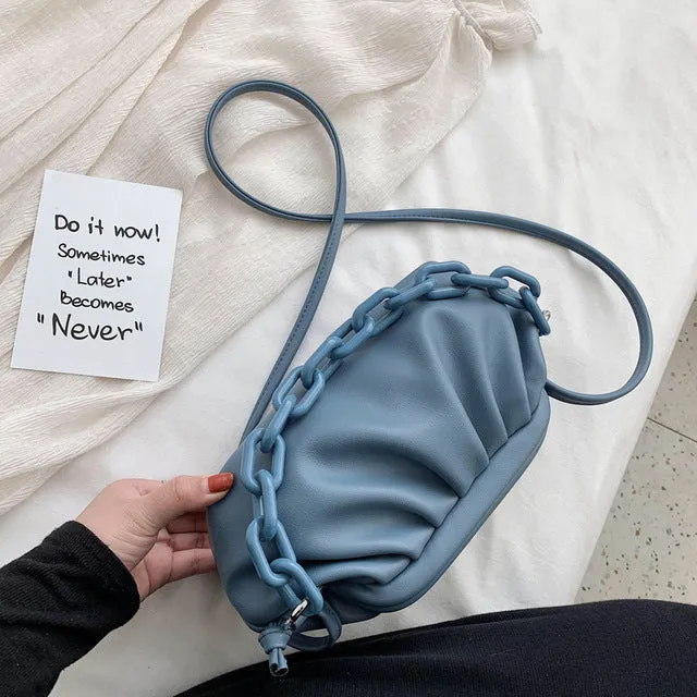 Candy Color PU Leather Shoulder Messenger Bags For Women 2020 Small Crossbody Bag Travel Chain Handbags and Purses Fashion Nova Bags