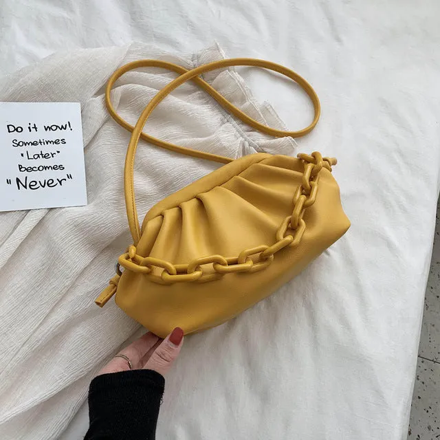 Candy Color PU Leather Shoulder Messenger Bags For Women 2020 Small Crossbody Bag Travel Chain Handbags and Purses Fashion Nova Bags
