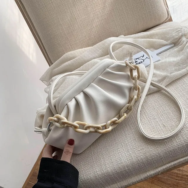 Candy Color PU Leather Shoulder Messenger Bags For Women 2020 Small Crossbody Bag Travel Chain Handbags and Purses Fashion Nova Bags