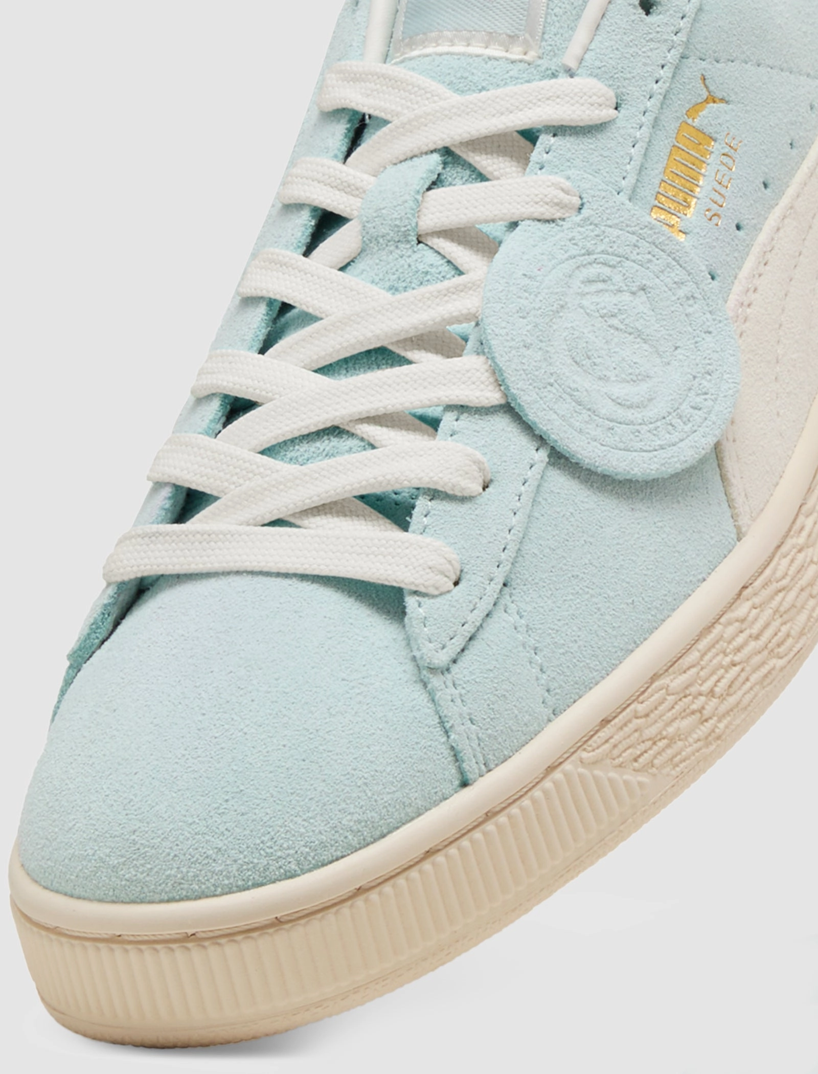 CHARLES F STEAD SUEDE III "GREEN GLIMMER" Breathable Daily Trainers