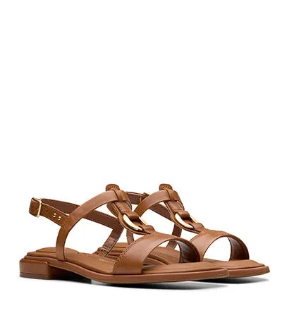 CLARKS ARIANY SLING TAN LEATHER Clarks women's shoes