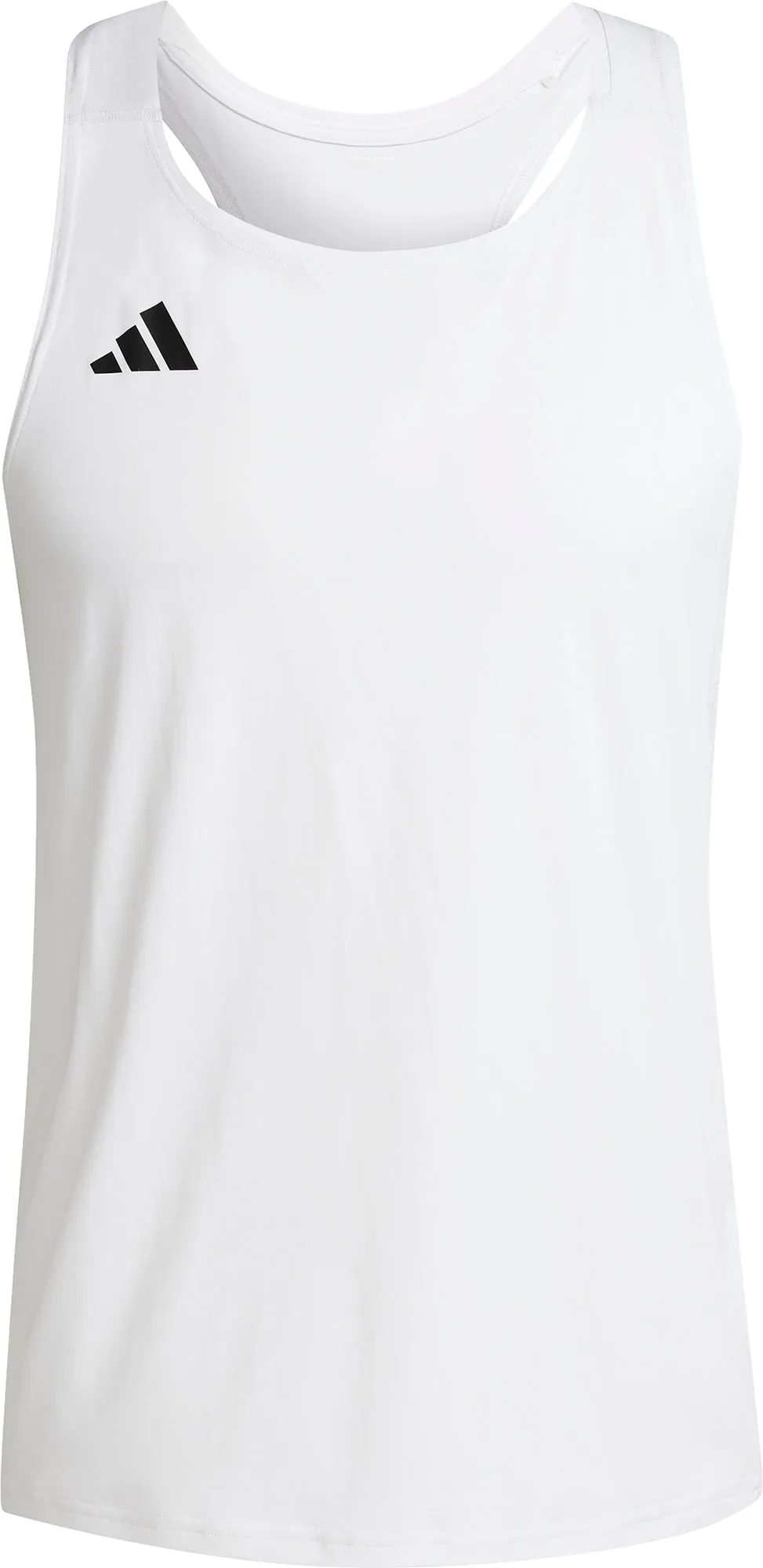 Clothing Adidas  Men adidas Adizero Essentials Mens Running Vest - White