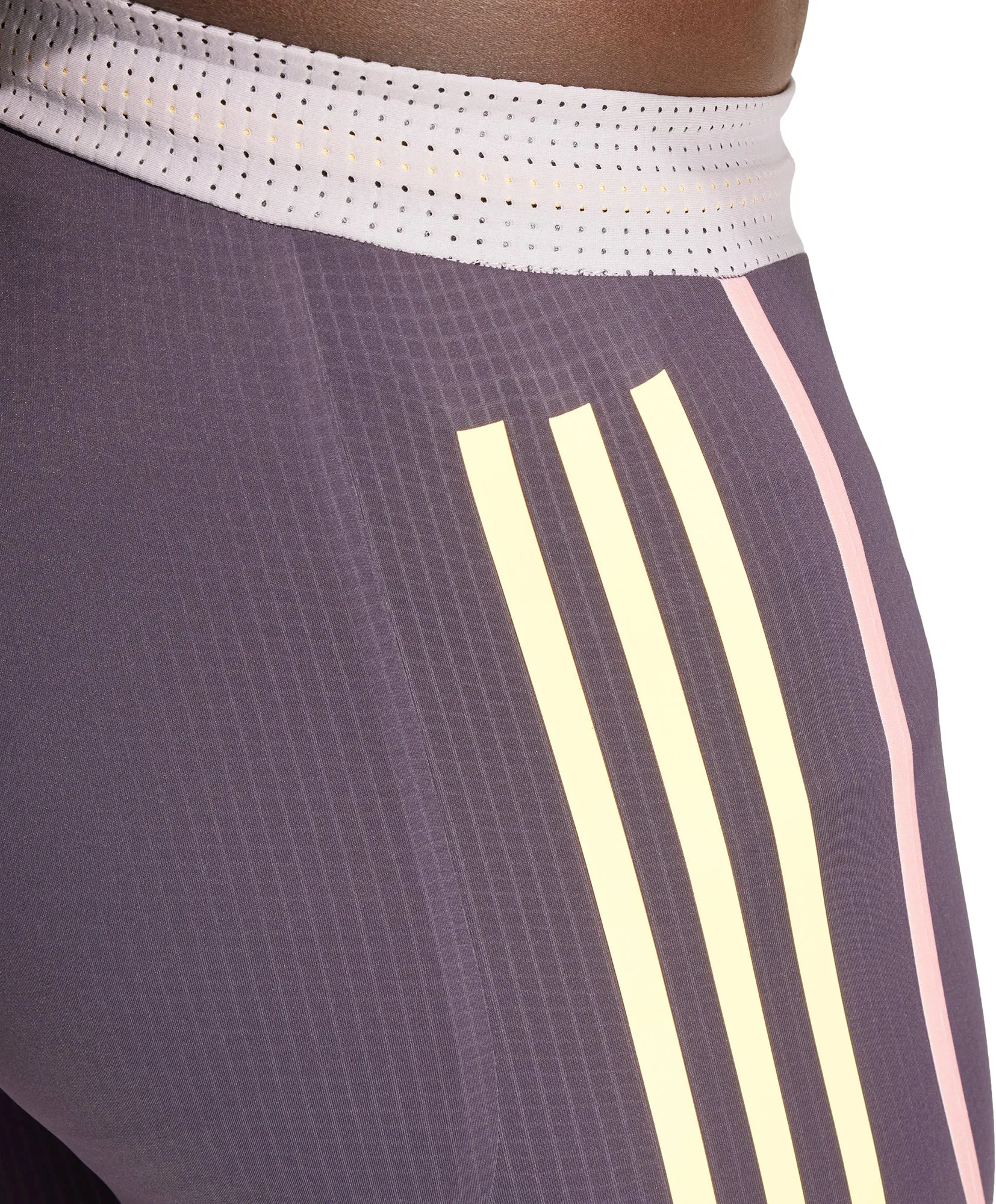 Clothing Adidas  Men adidas Adizero Promo Mens Short Running Tights - Purple