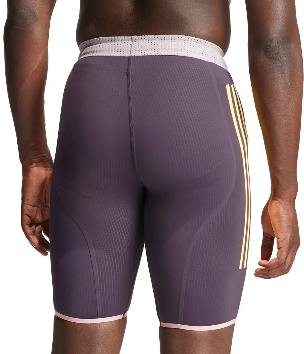Clothing Adidas  Men adidas Adizero Promo Mens Short Running Tights - Purple