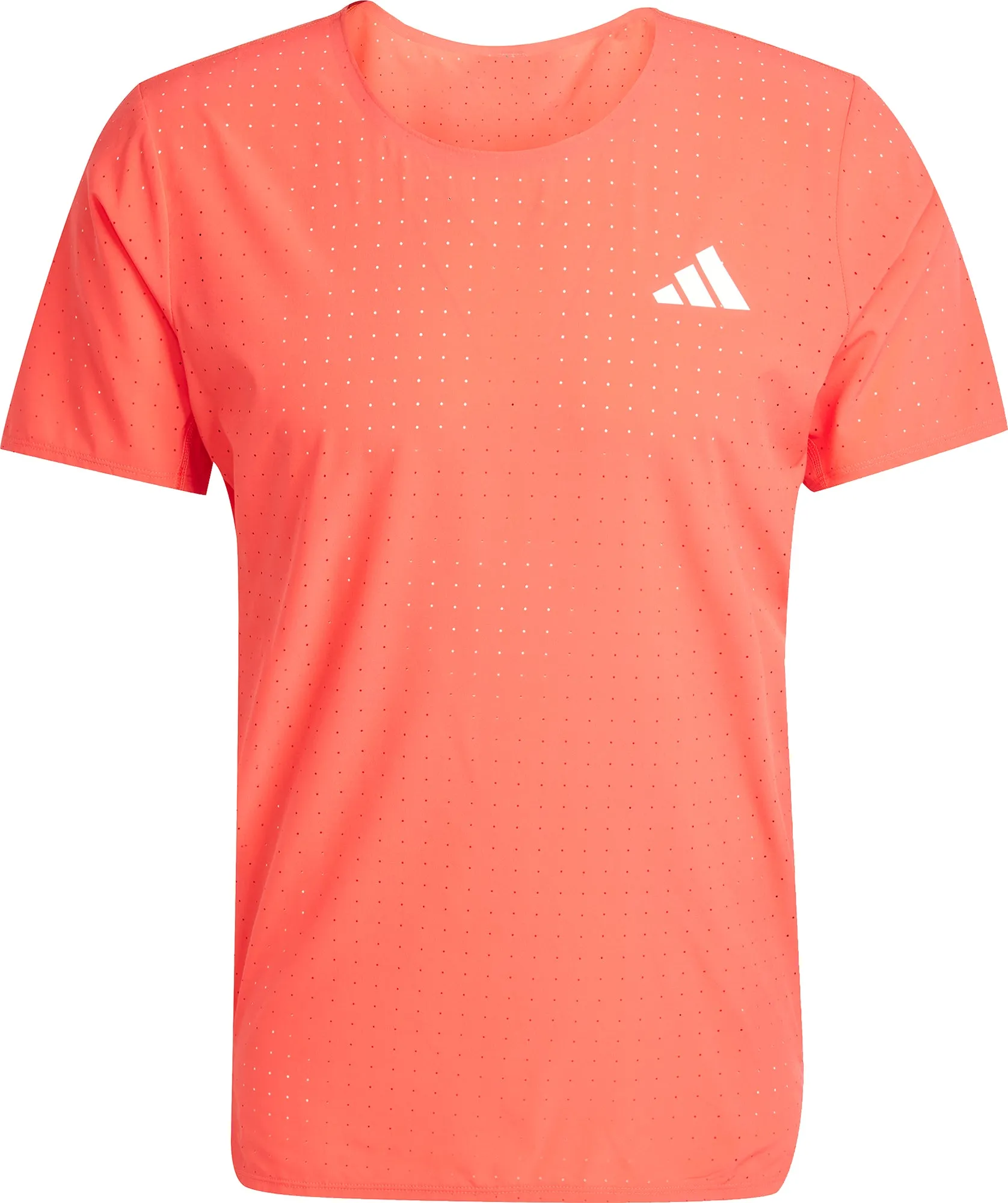 Clothing Adidas  Men adidas Adizero Short Sleeve Mens Running Top - Red