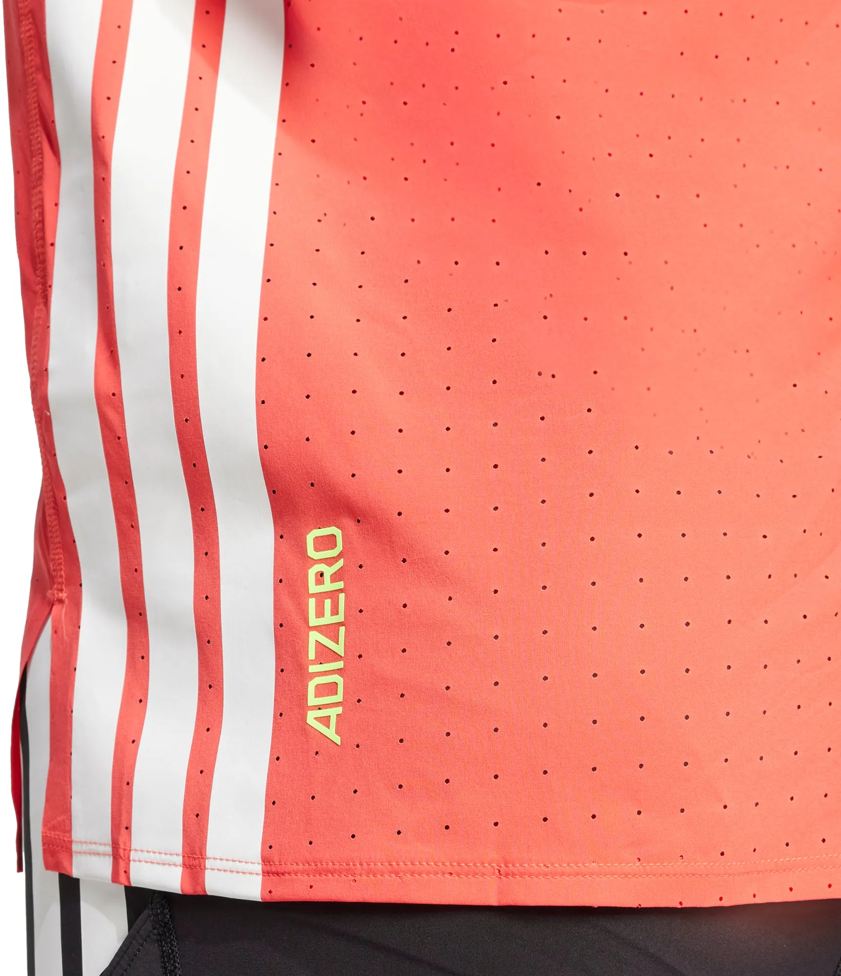 Clothing Adidas  Men adidas Adizero Short Sleeve Mens Running Top - Red