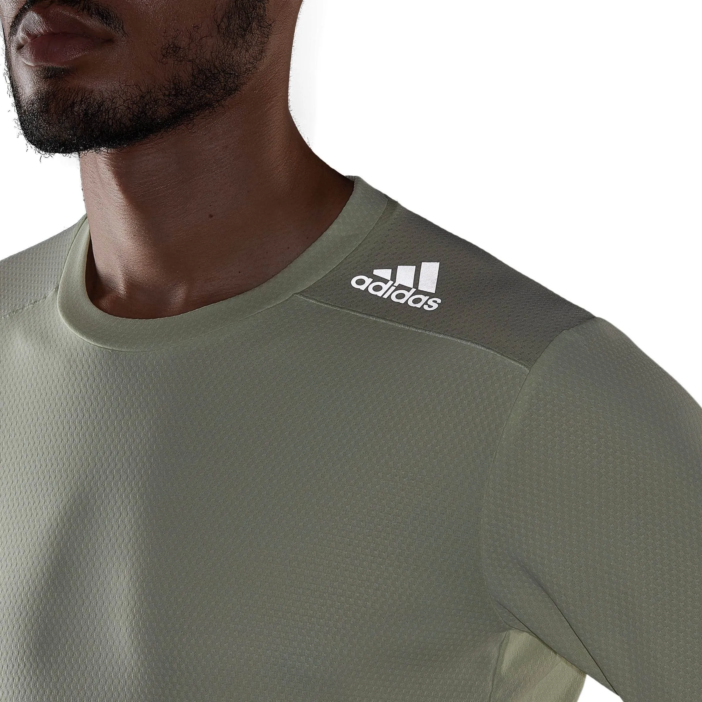 Clothing Adidas  Men adidas Designed 4 Training Short Sleeve Mens Training Top - Green