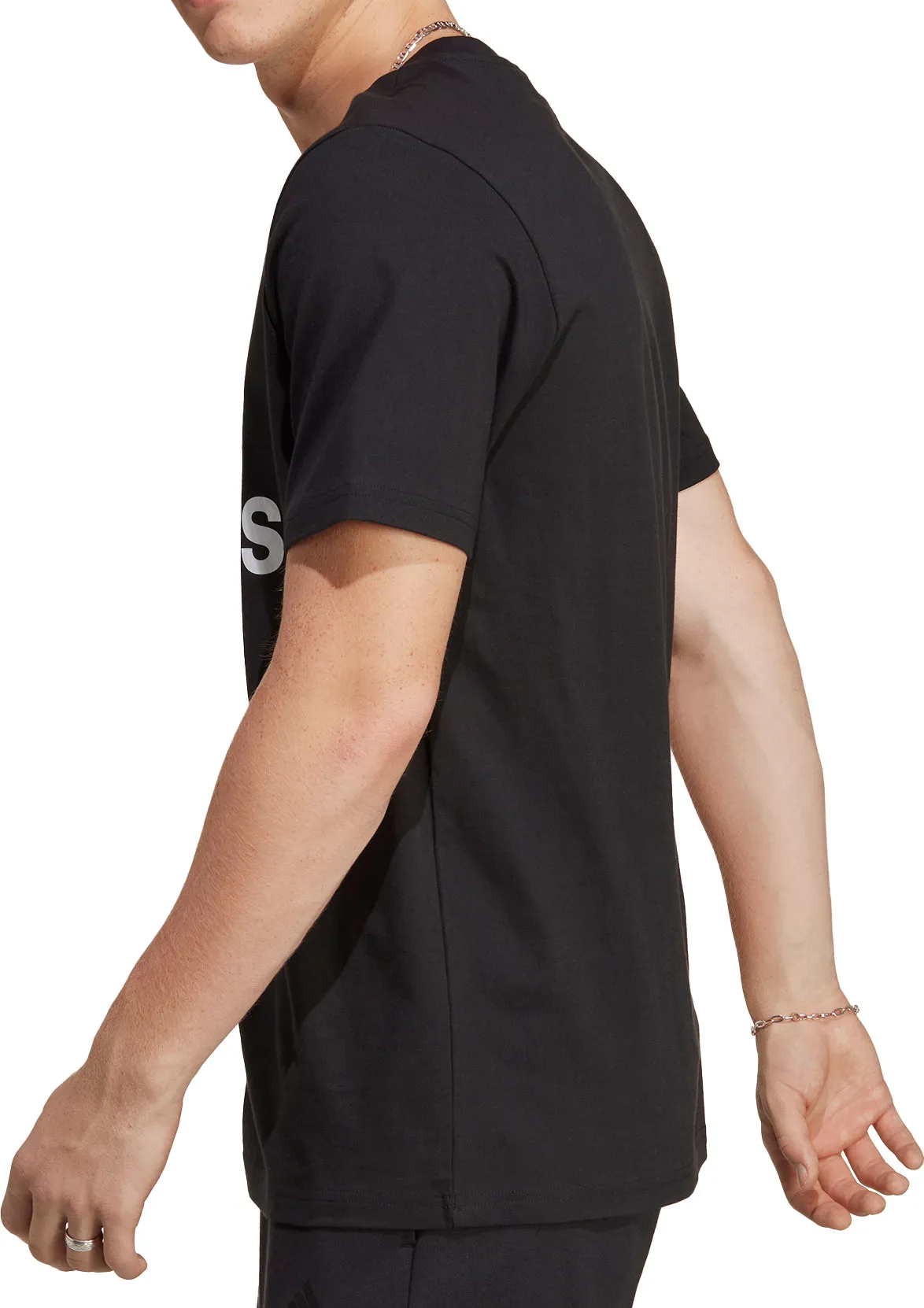 Clothing Adidas  Men adidas Essentials Big Logo Short Sleeve Mens Top - Black