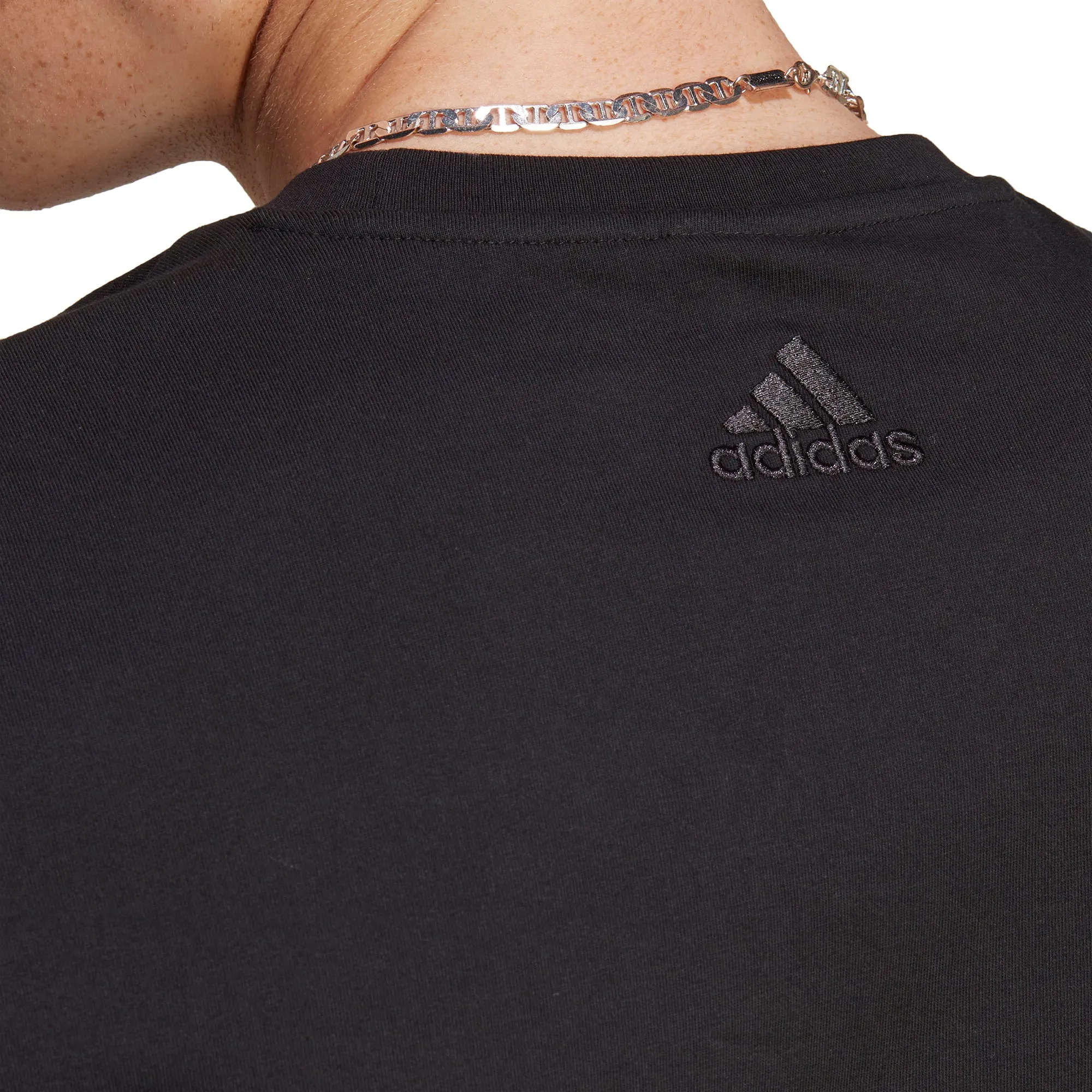 Clothing Adidas  Men adidas Essentials Big Logo Short Sleeve Mens Top - Black