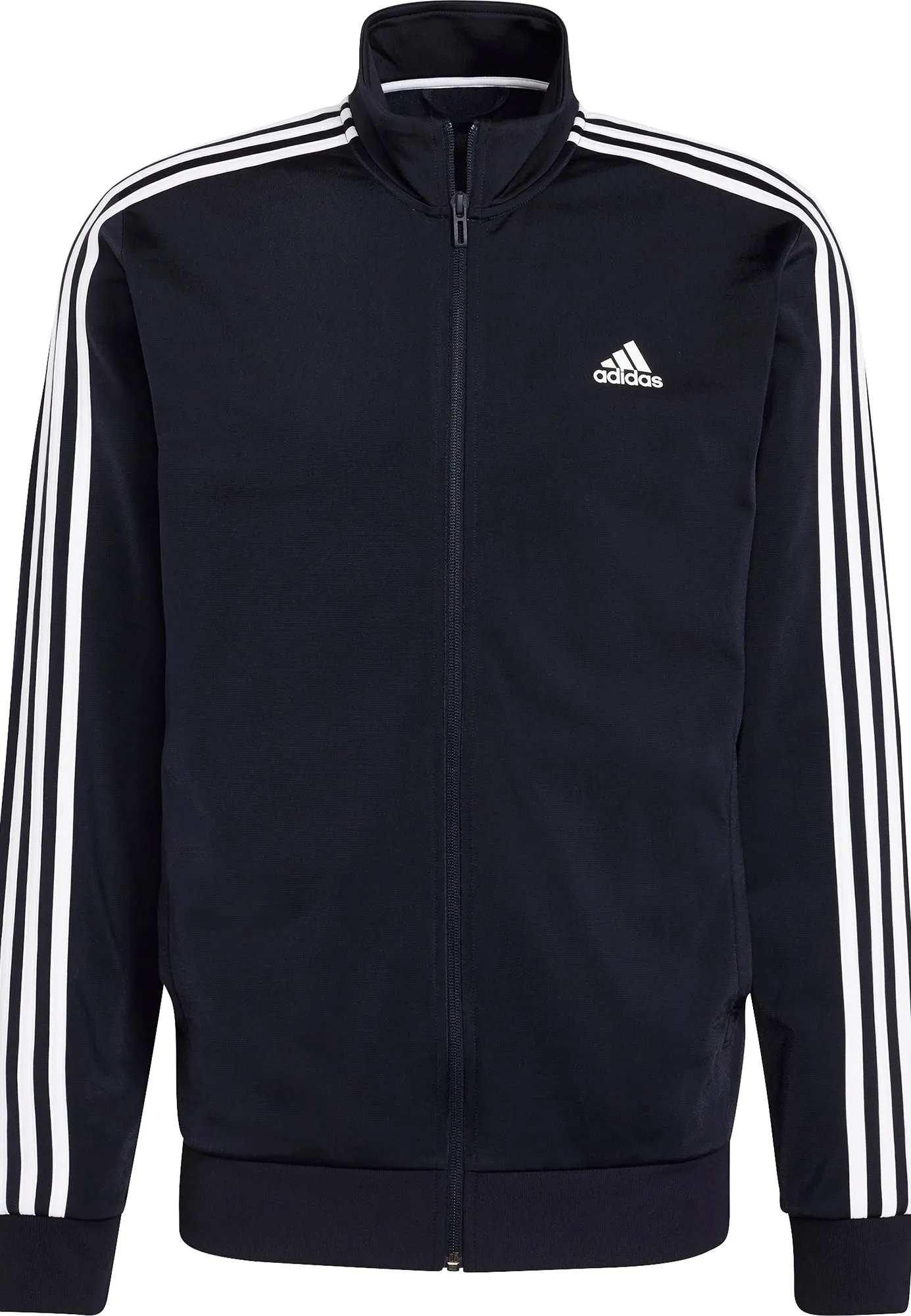 Clothing Adidas  Men adidas Essentials Warm Up 3 Stripes Mens Track Jacket - Navy