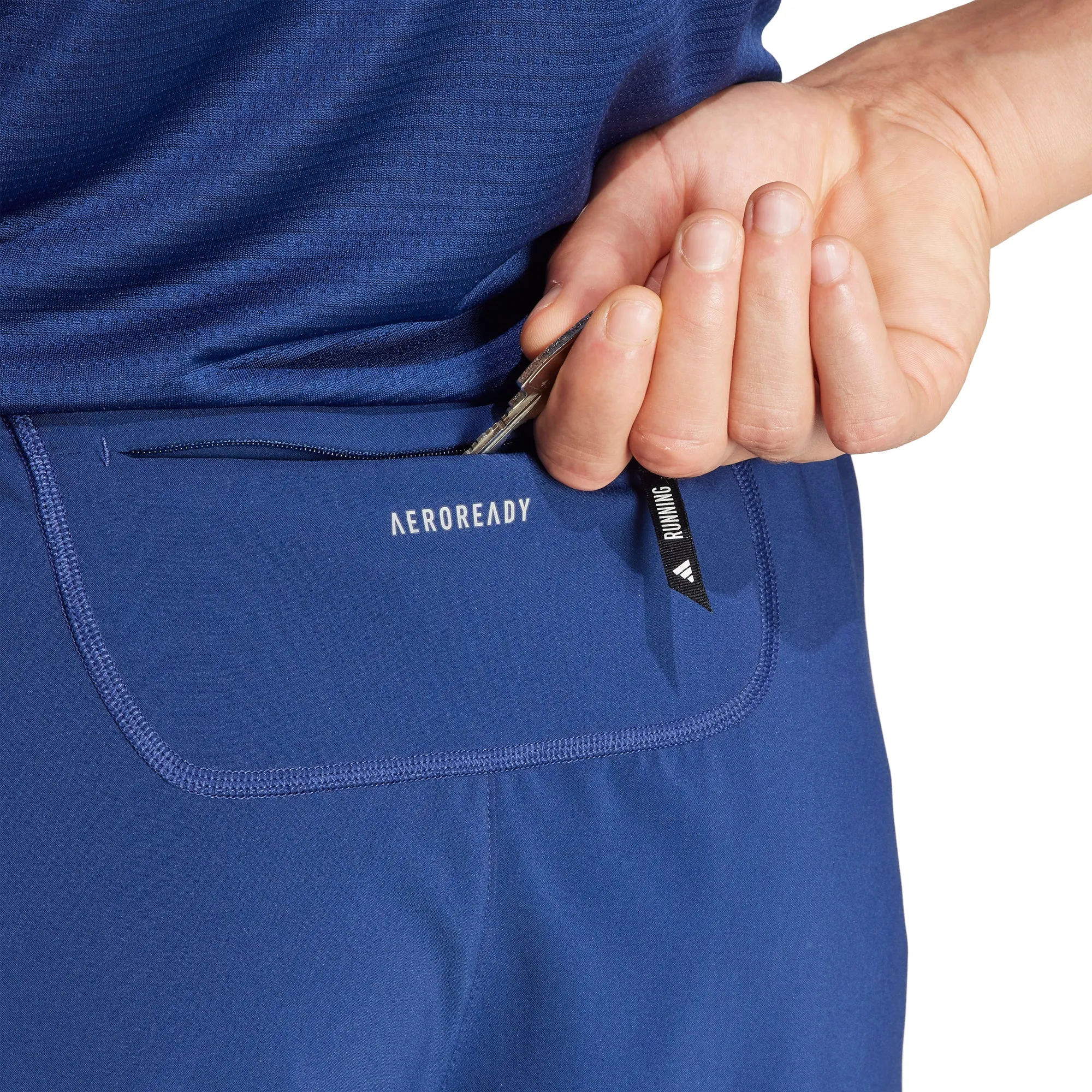 Clothing Adidas  Men adidas Own The Run 7 Inch Mens Running Shorts - Blue