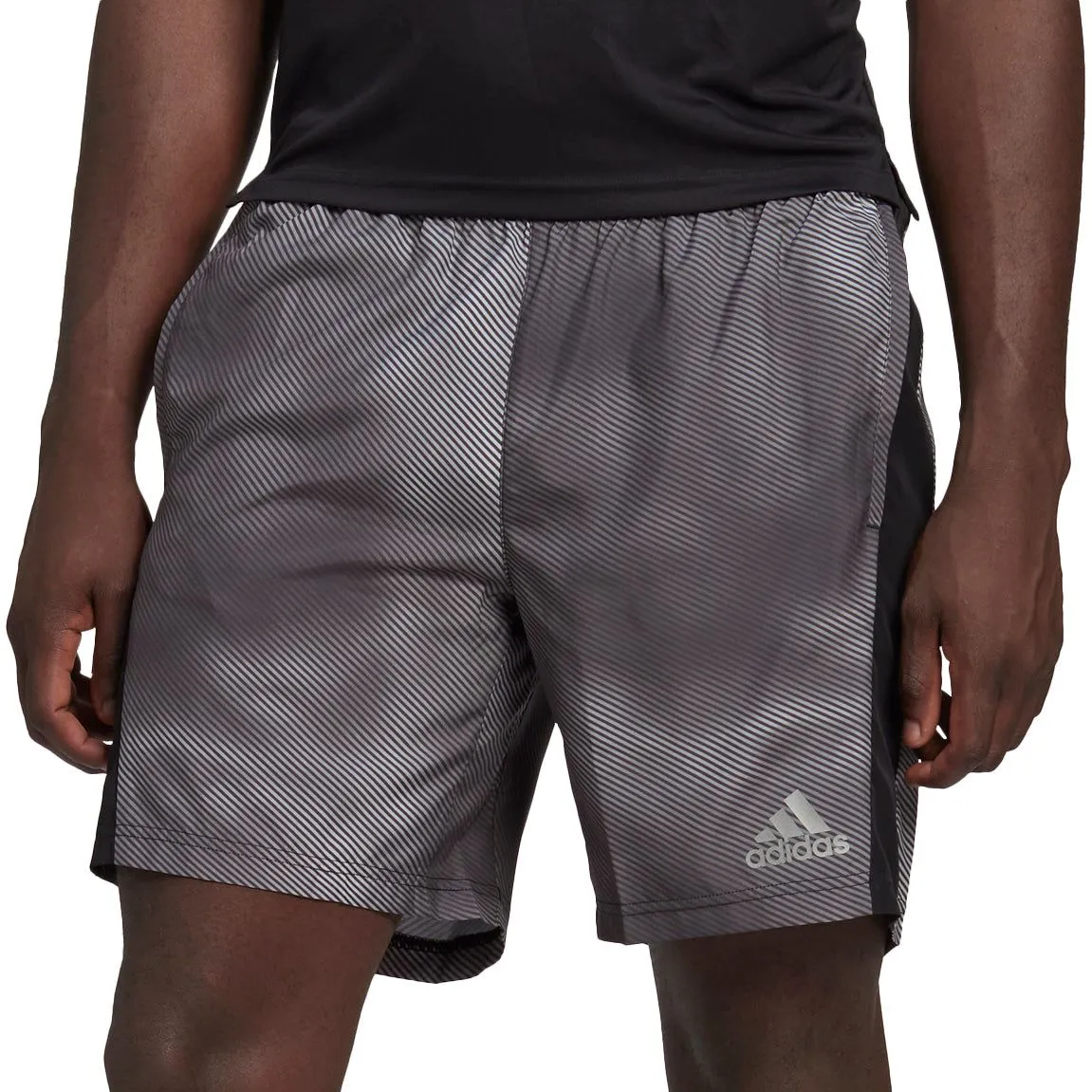 Clothing Adidas  Men adidas Own The Run 9 Inch Mens Running Shorts - Grey