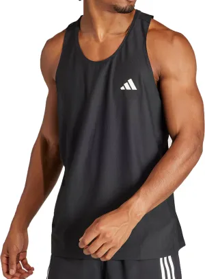 Clothing Adidas  Men adidas Own The Run Mens Running Vest - Black