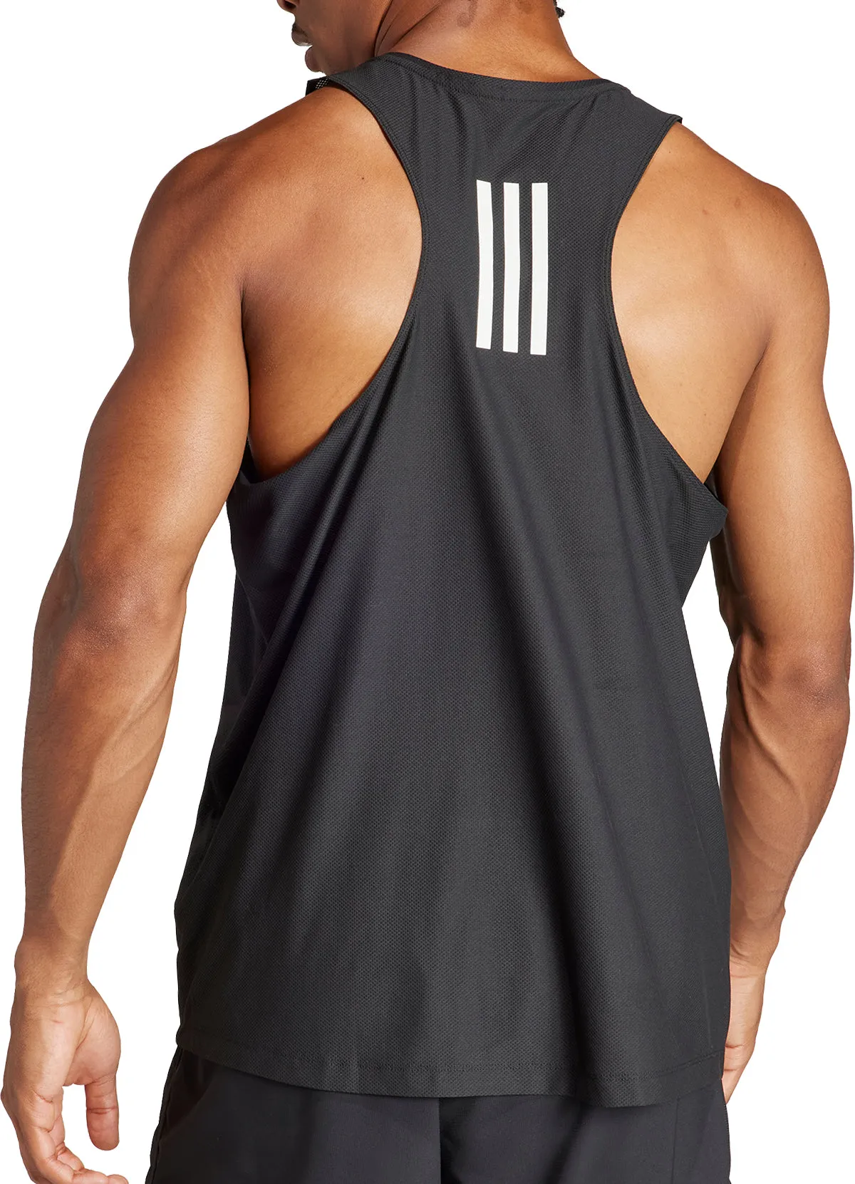 Clothing Adidas  Men adidas Own The Run Mens Running Vest - Black