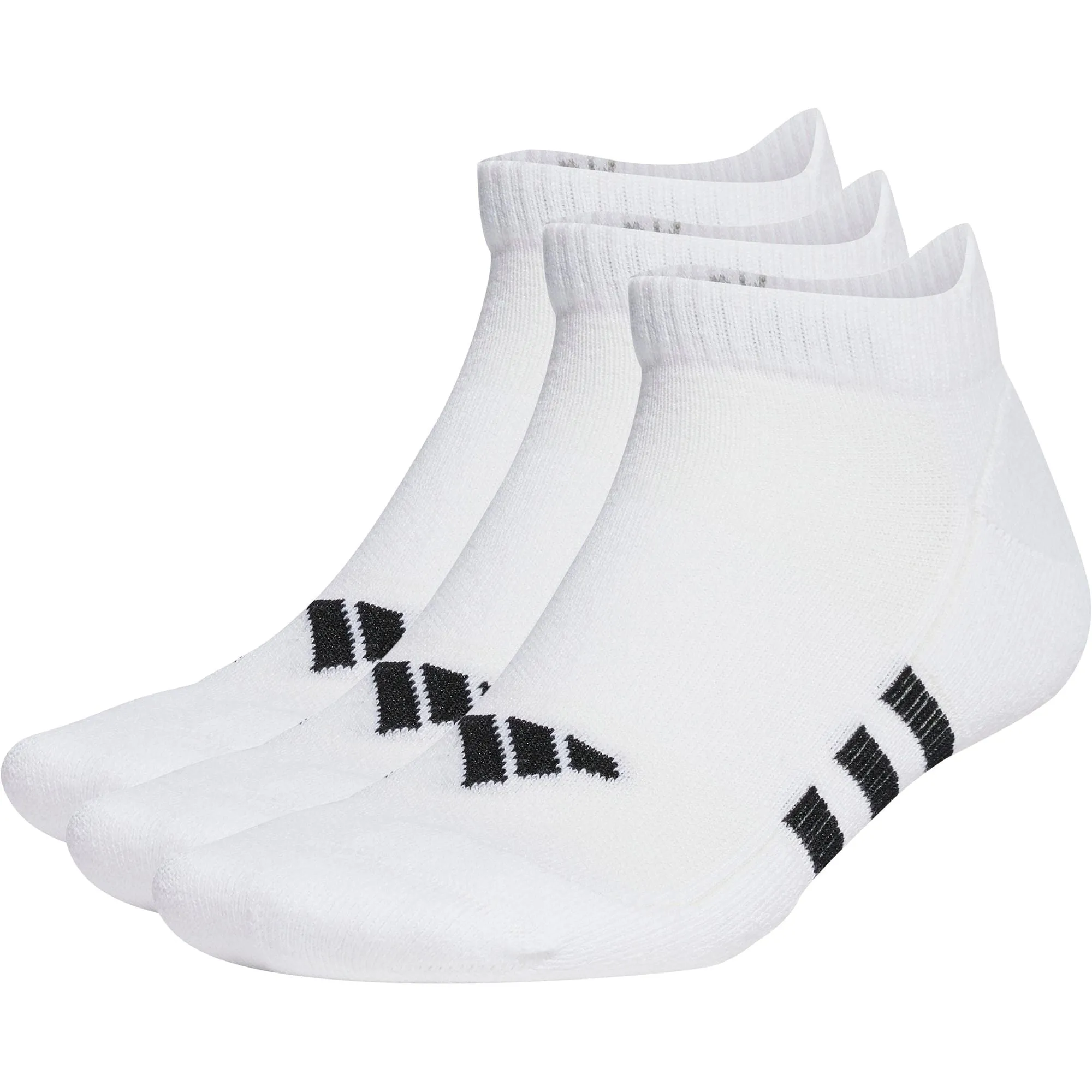 Clothing Adidas  Men adidas Performance Cushioned (3 Pack) Low Socks - White