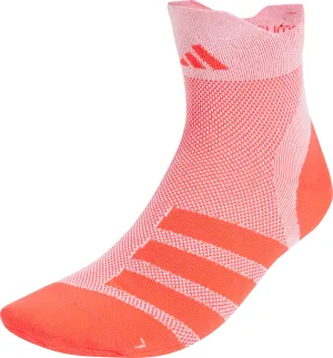 Clothing Adidas  Men adidas Run X Adizero Running Socks - Red