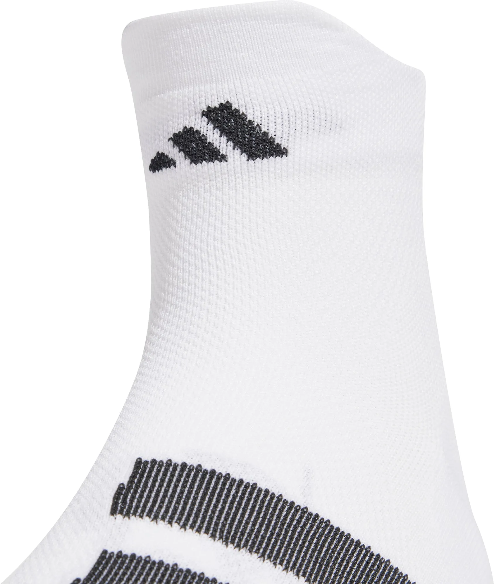 Clothing Adidas  Men adidas Run X Adizero Running Socks - White