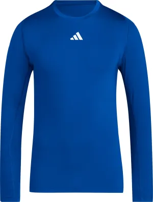 Clothing Adidas  Men adidas Tech-Fit Long Sleeve Mens Training Top - Blue