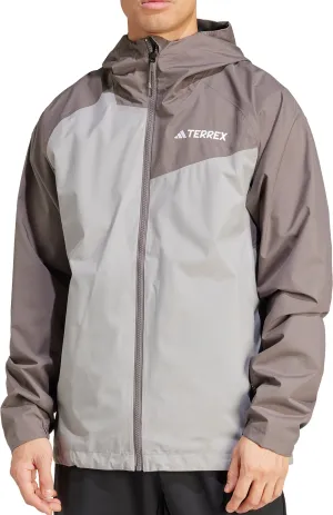 Clothing Adidas  Men adidas Terrex Multi 2L Rain.RDY Mens Walking Jacket - Grey