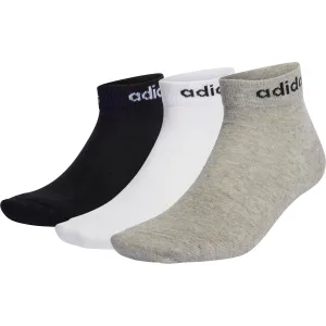 Clothing Adidas  Men adidas Think Linear (3 Pack) Ankle Socks - Multi