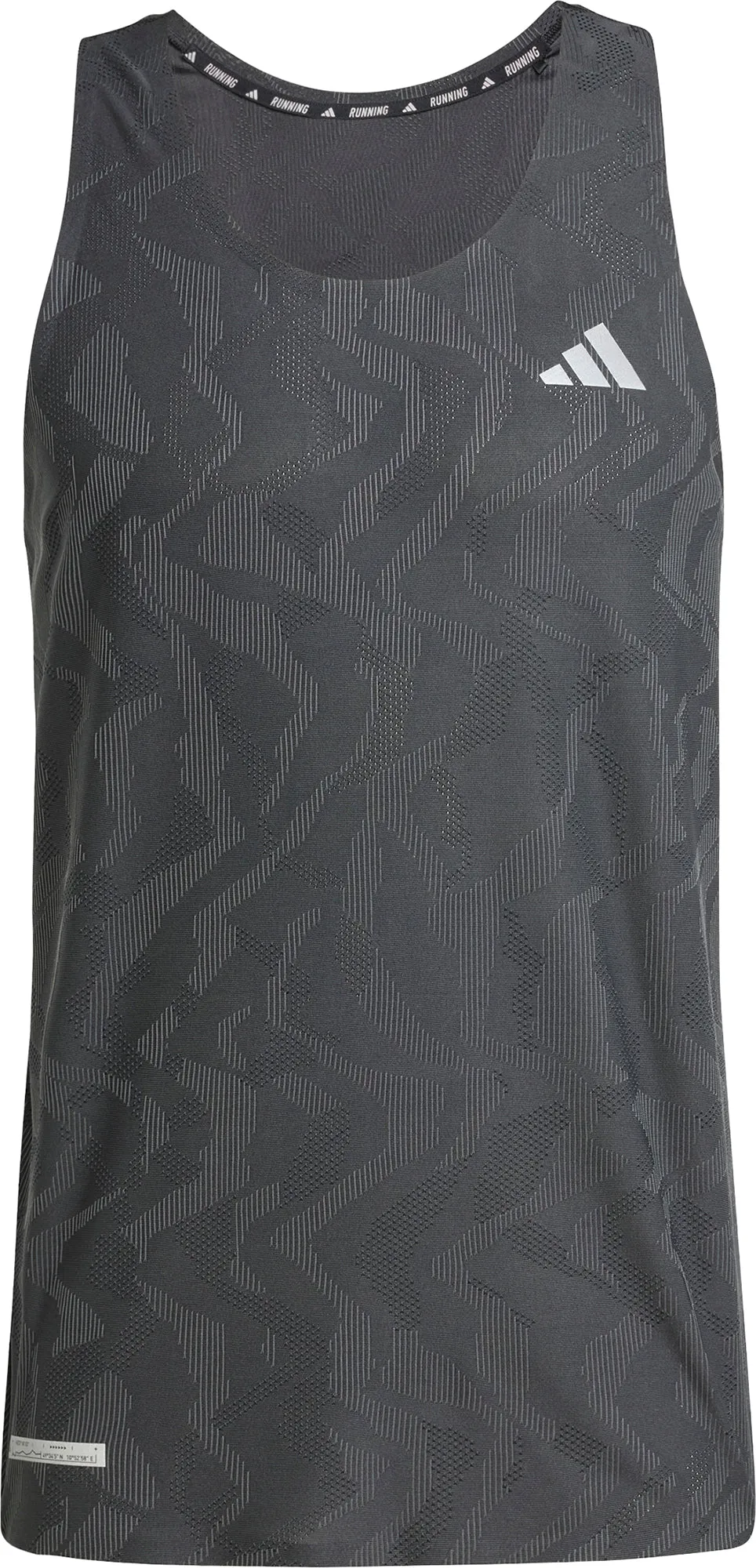 Clothing Adidas  Men adidas Ultimate Engineered Mens Running Vest - Black