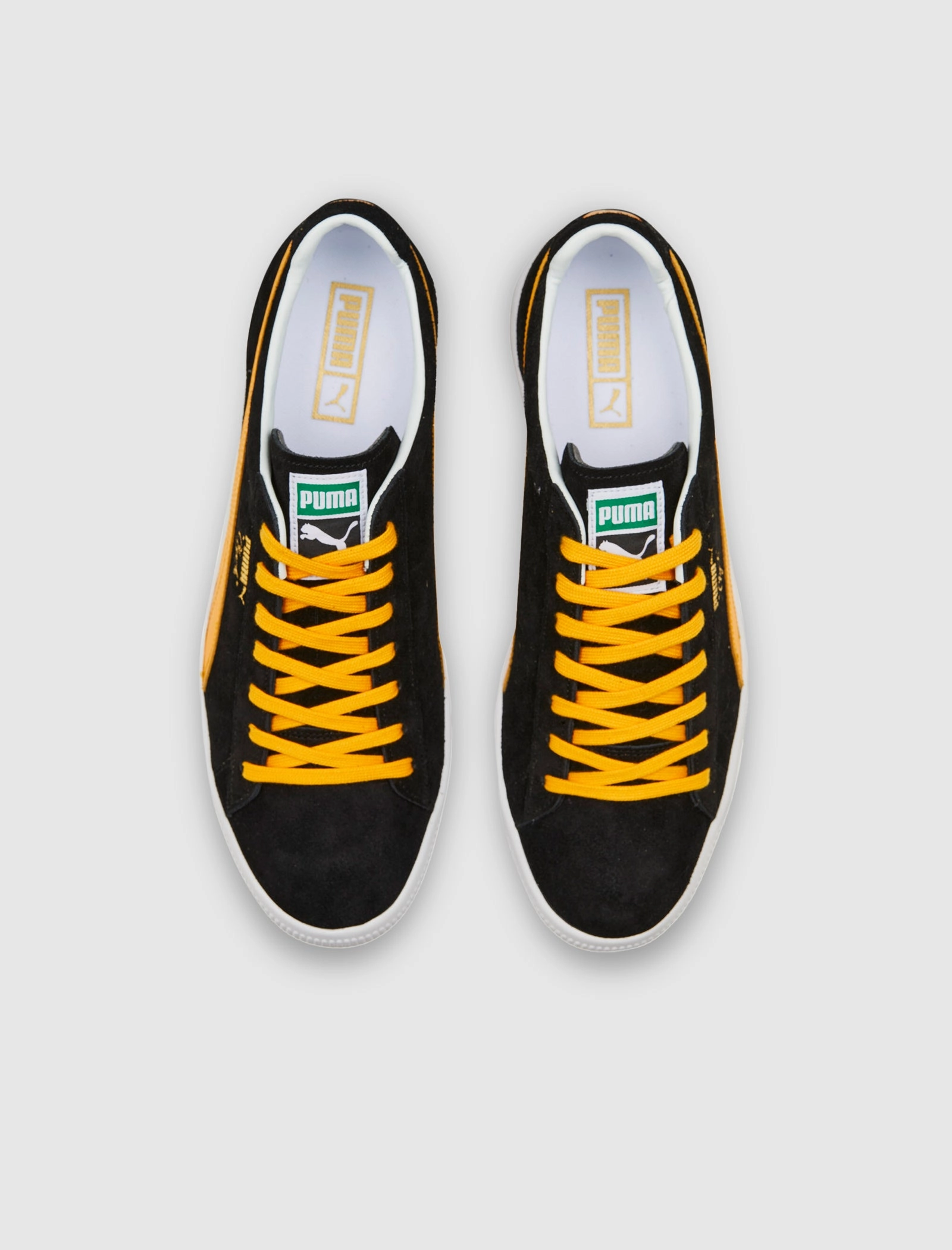 CLYDE CLYDEZILLA MADE IN JAPAN "BLACK/YELLOW" Breathable Daily Trainers